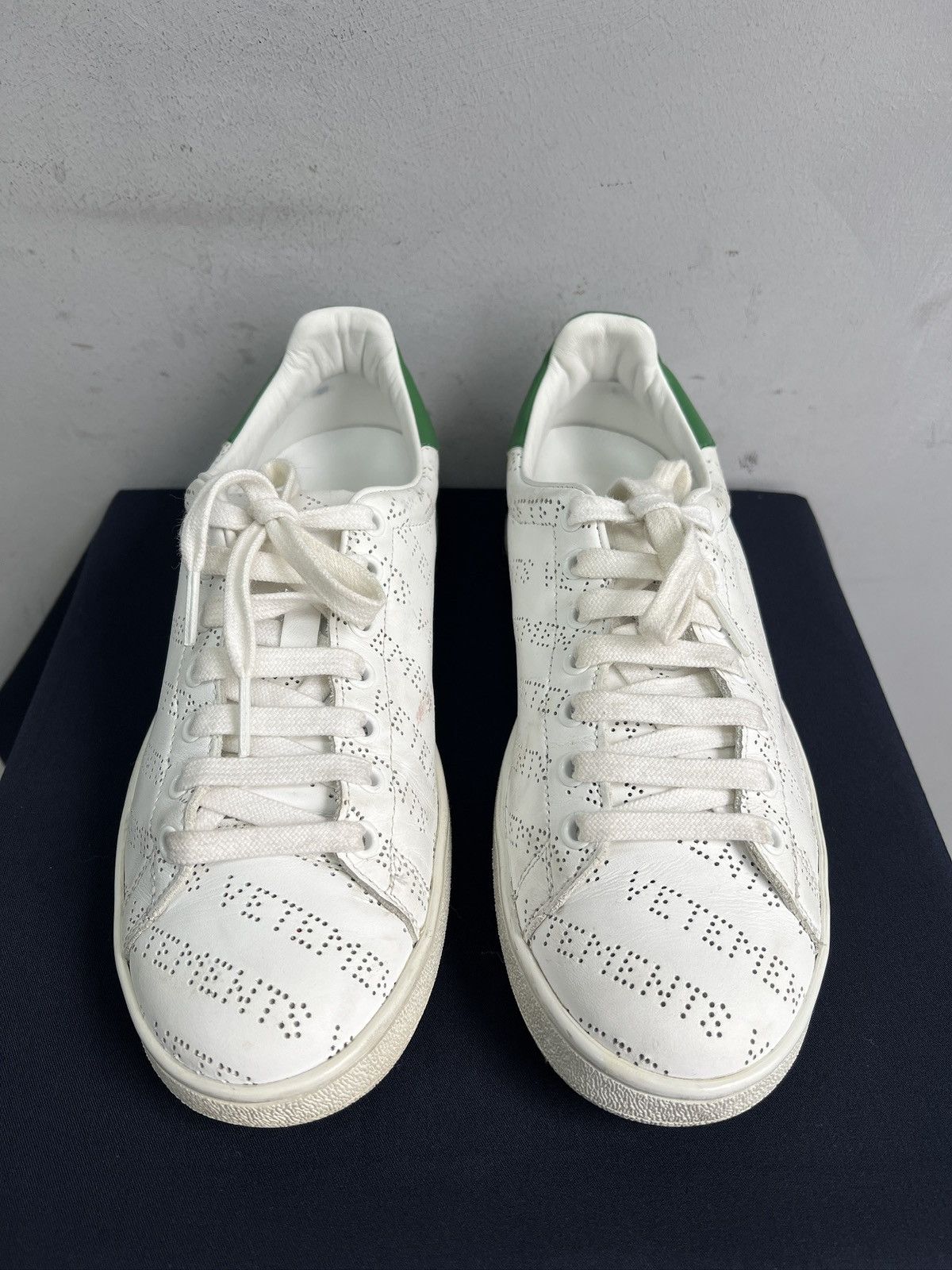 Vetements Vetements low monogram leather trainers Size US 7 / EU 40 - 5 Thumbnail