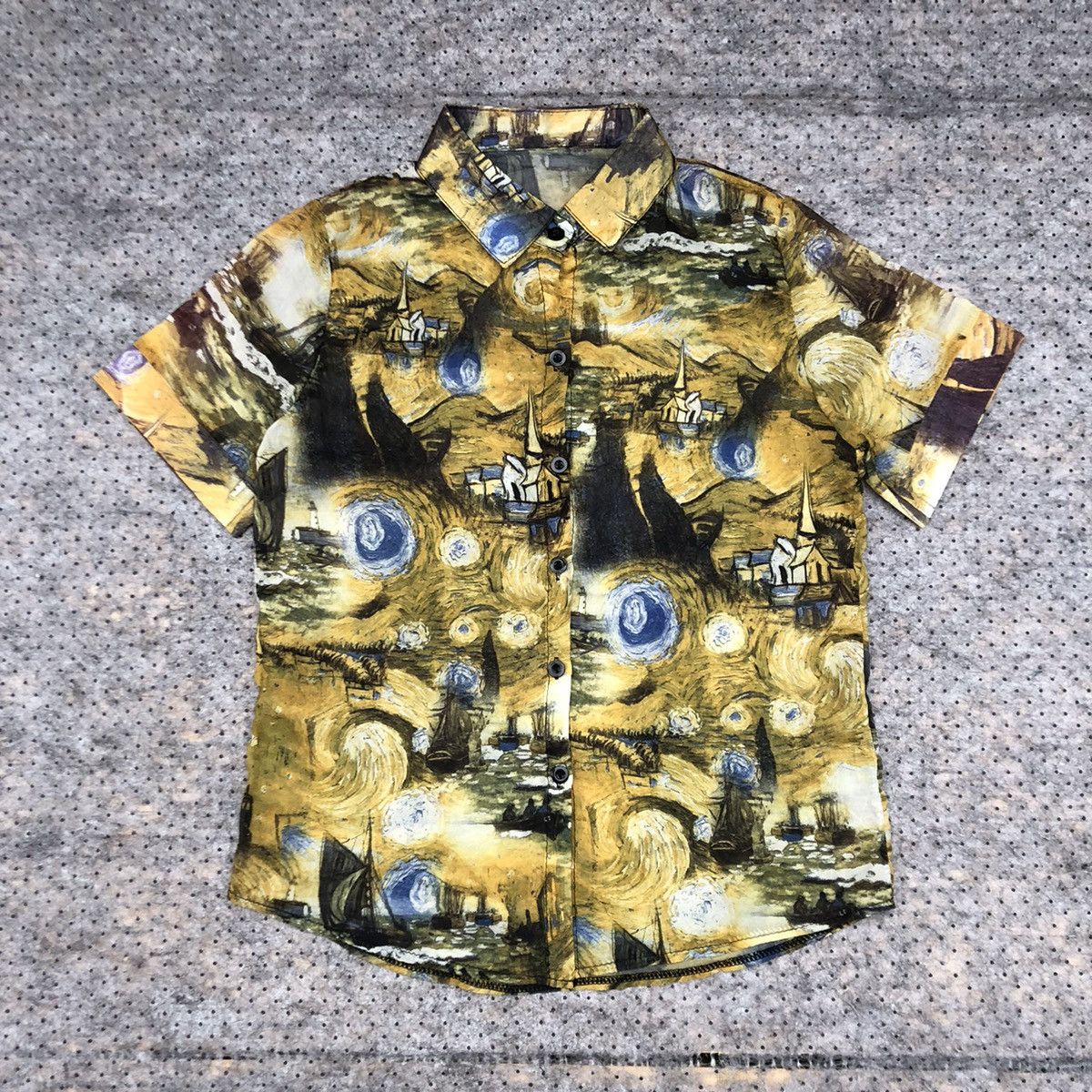 Other Van Gogh Pattern Transparent Shirt Size M / US 6-8 / IT 42-44 - 5 Thumbnail