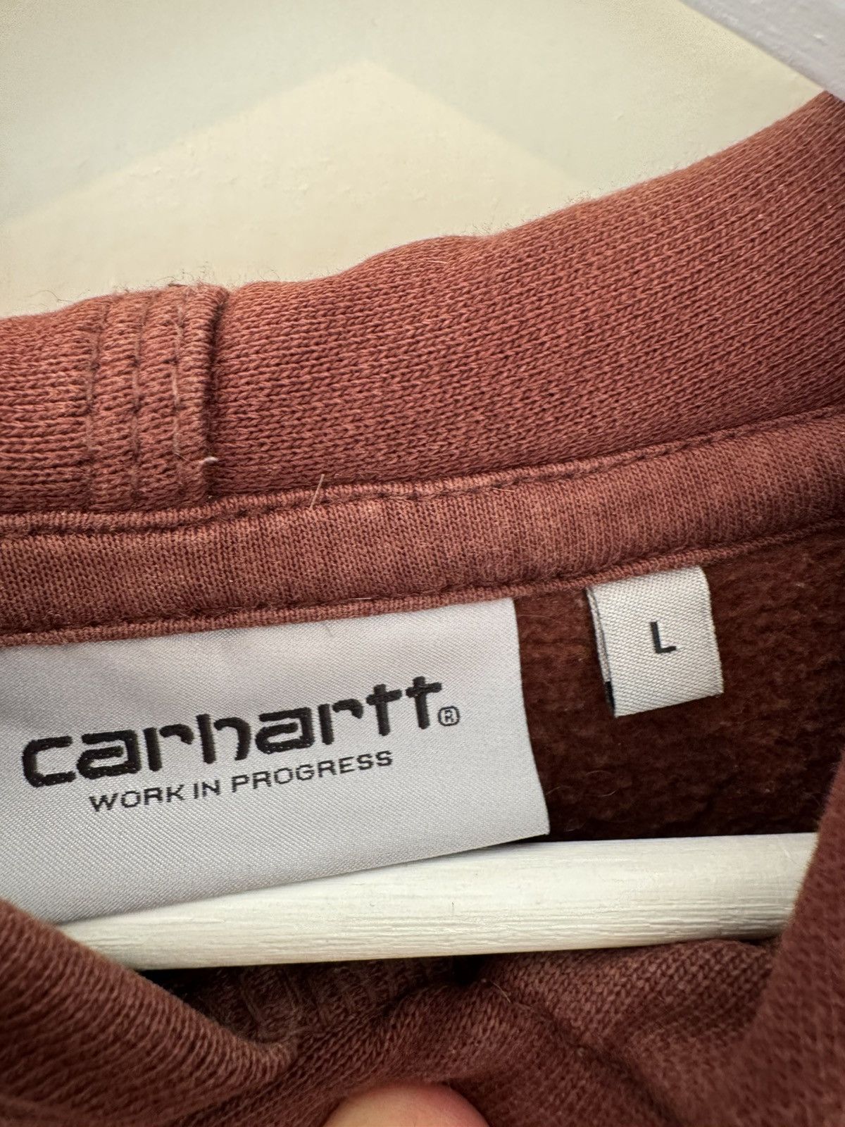 Carhartt Wip Carhartt Wip American Script Hoodie Rust Size US L / EU 52-54 / 3 - 3 Thumbnail