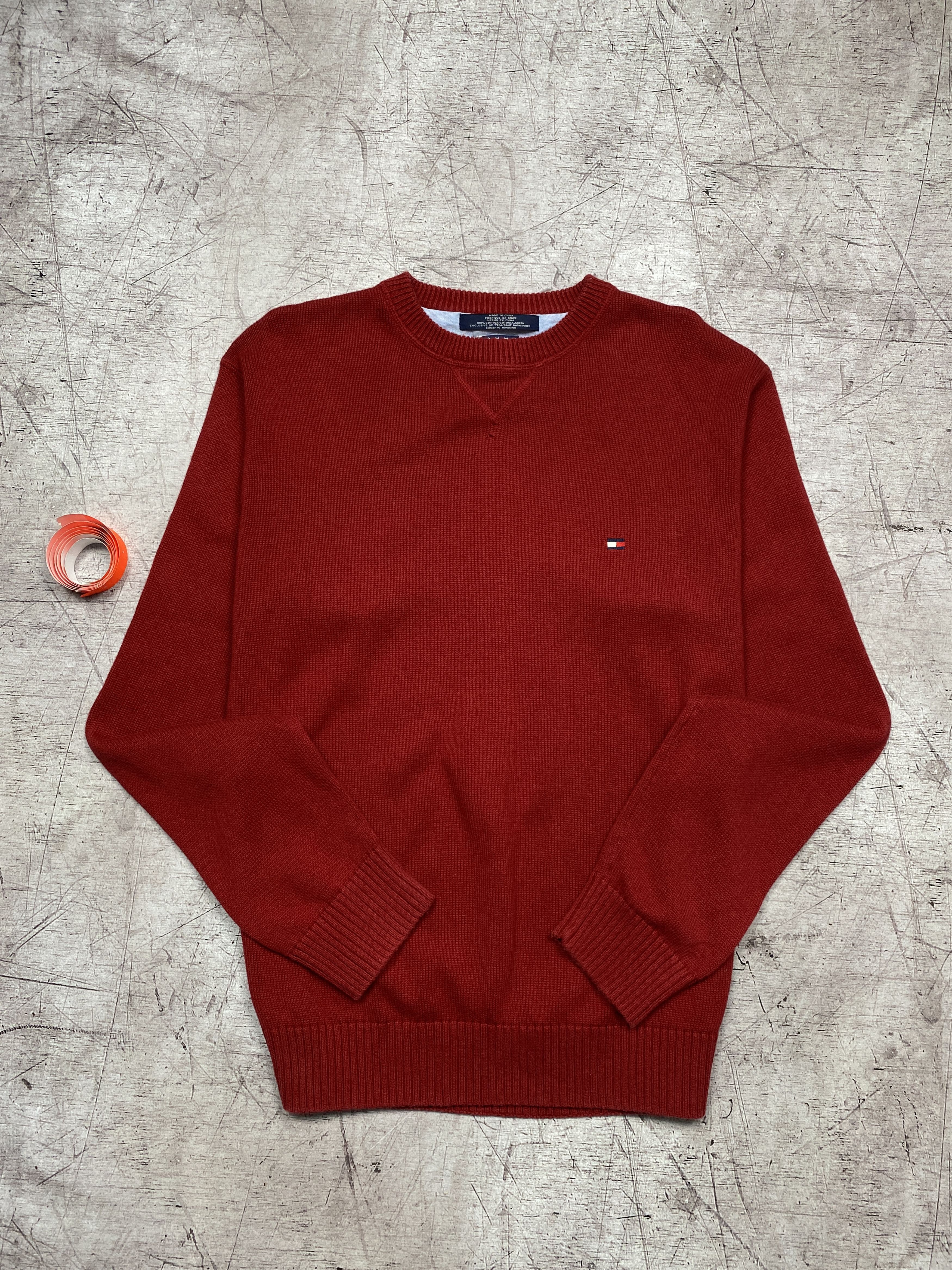 Tommy Hilfiger × Vintage Tommy Hilfiger Vintage Mens Knit Crew Neck Sweater Size US M / EU 48-50 / 2 - 1 Thumbnail