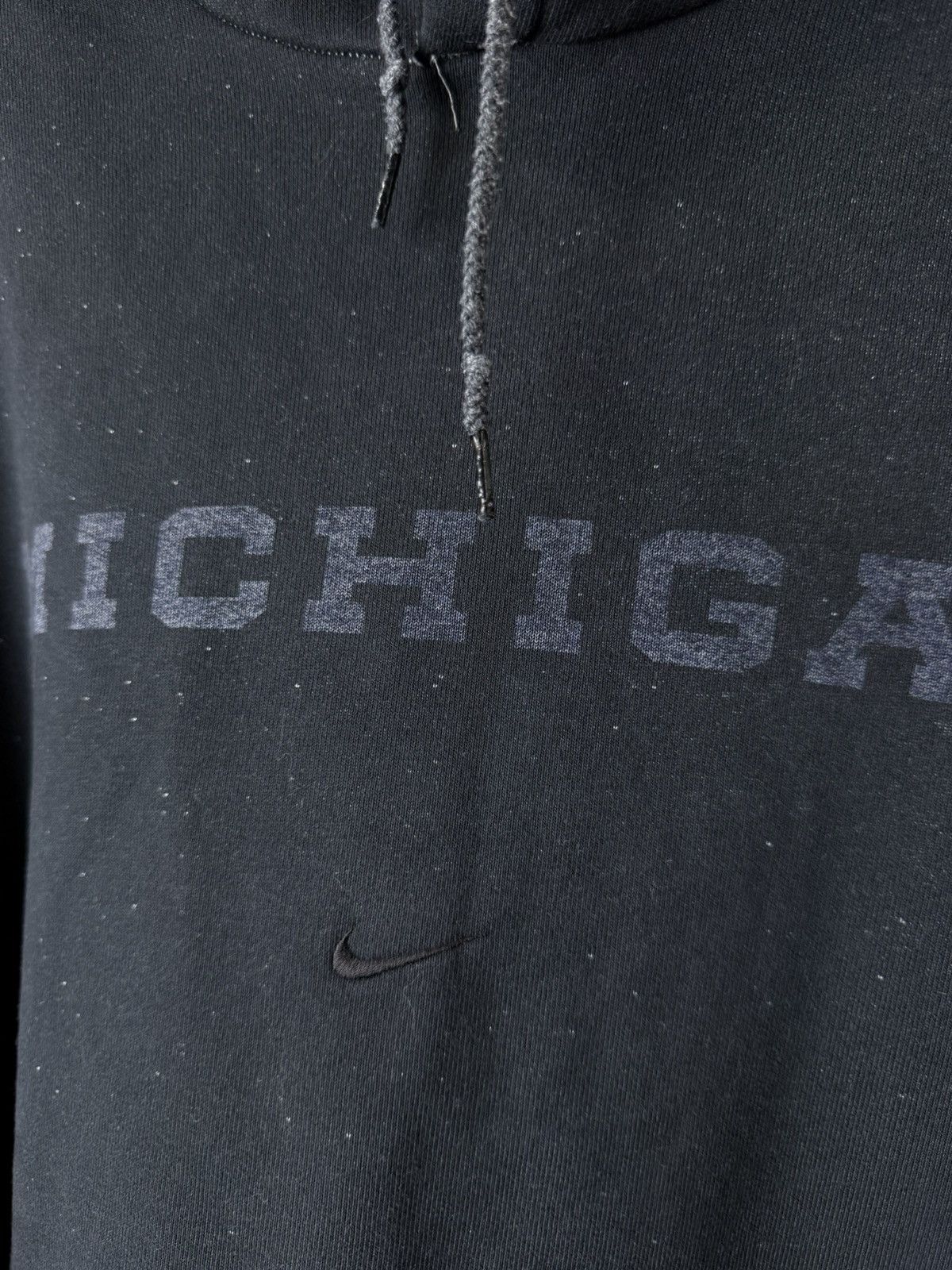 Nike Rare! Vintage Nike Michigan Center Logo Hoodie Travis Scott Size US XXL / EU 58 / 5 - 3 Thumbnail
