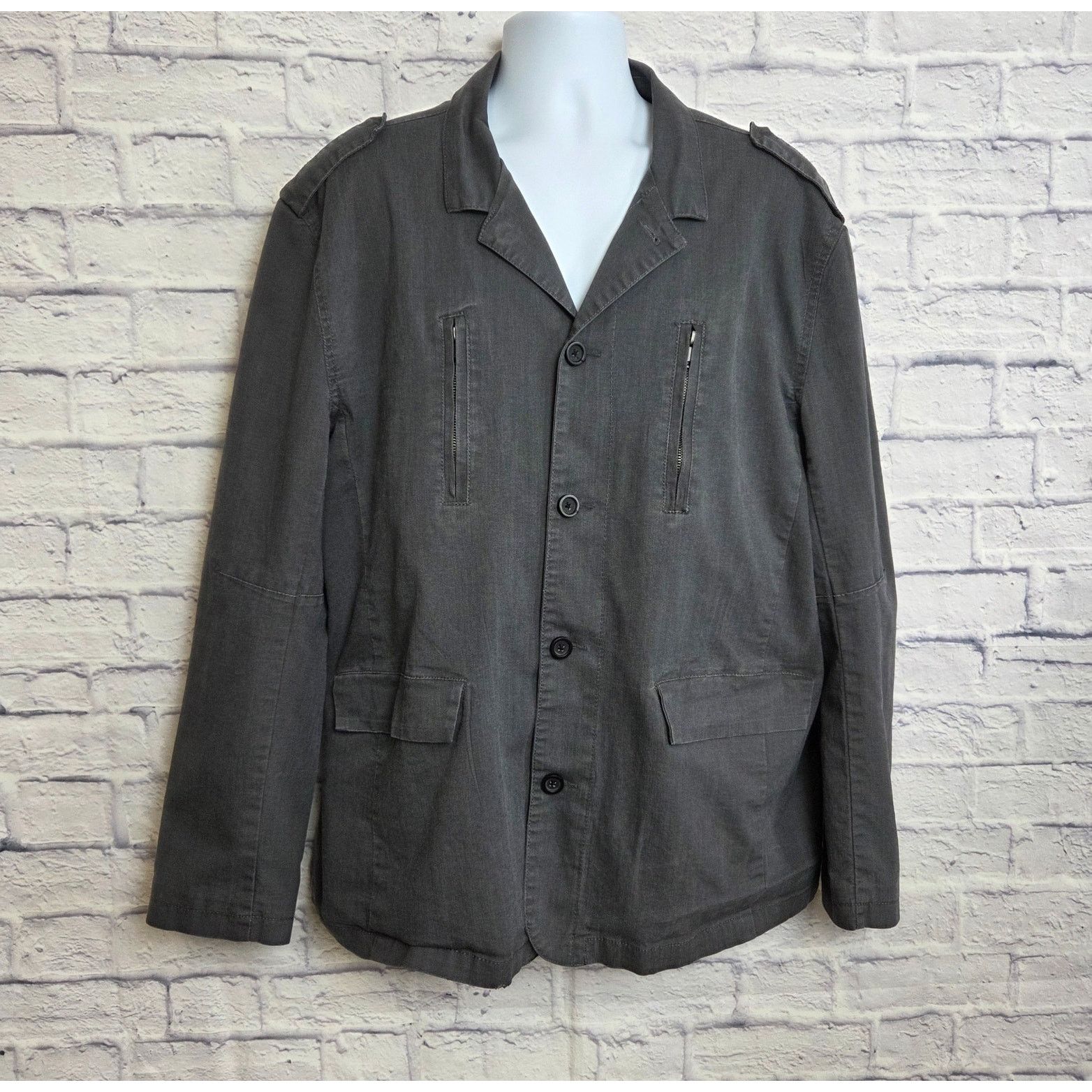 Apt. 9 Apt.9 Jacket XXL Military/Utility Style Pockets Gray FLAW Size US XXL / EU 58 / 5 - 1 Thumbnail
