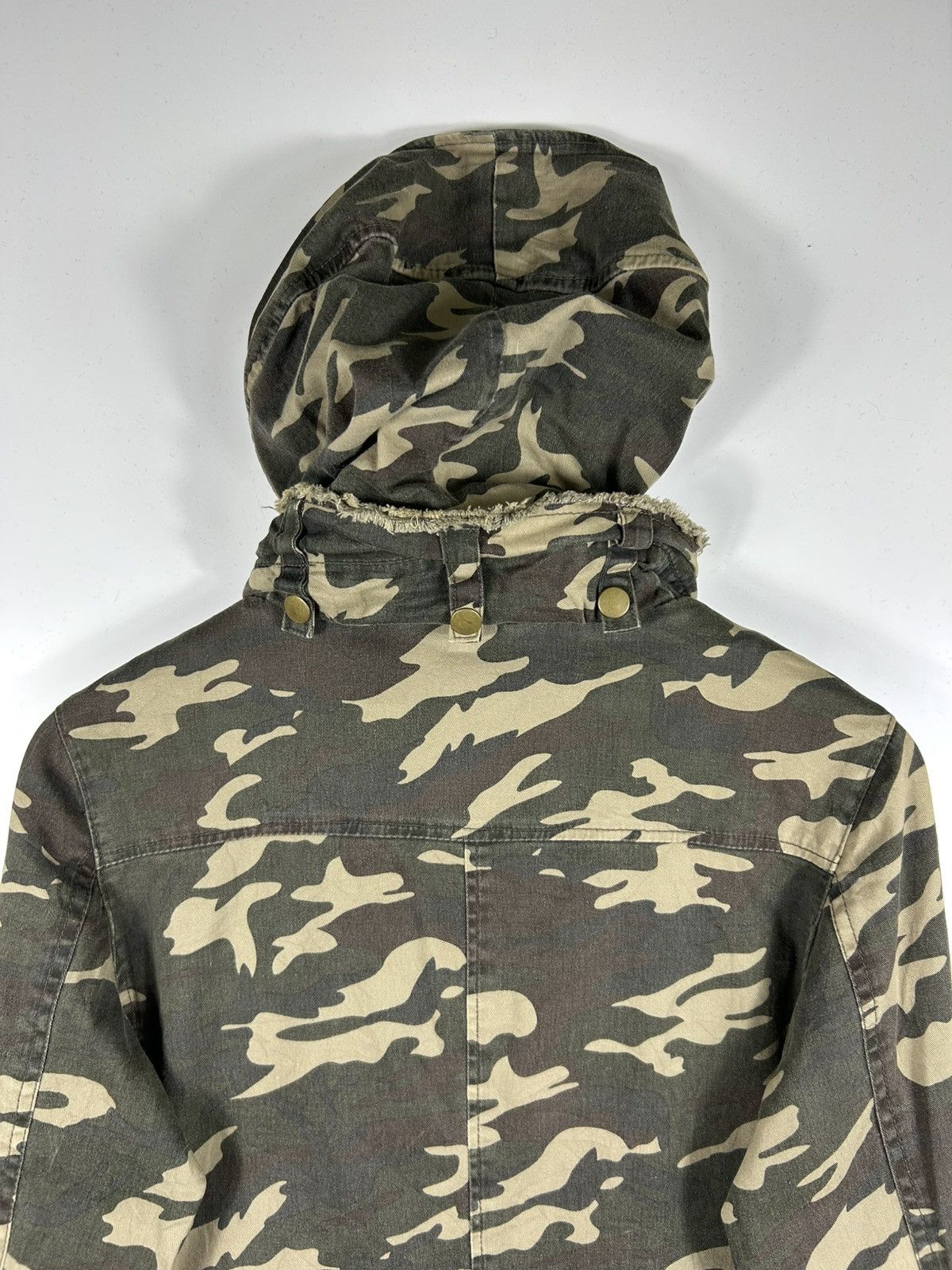 Japanese Brand ⚡️Vintage Fazbee Camo Hooded Multi Pocket Zipper Jacket Size M / US 6-8 / IT 42-44 - 18 Thumbnail