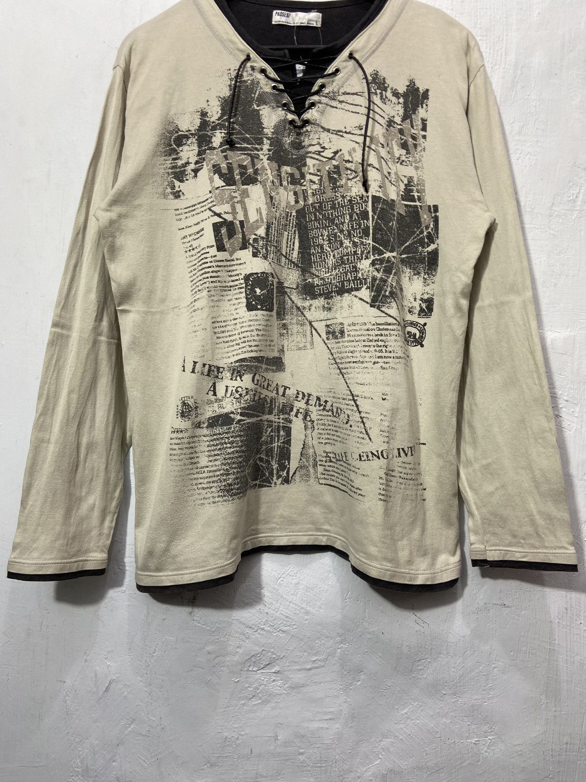 Beauty Beast Y2k Passes Beauty Beast Style Long Sleeve Tshirt Size US L / EU 52-54 / 3 - 3 Thumbnail