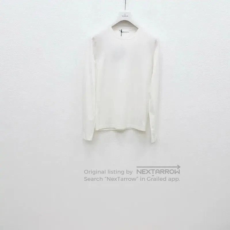 Prada Prada White Long Sleeve Men's T-Shirt. Size US M / EU 48-50 / 2 - 1 Thumbnail