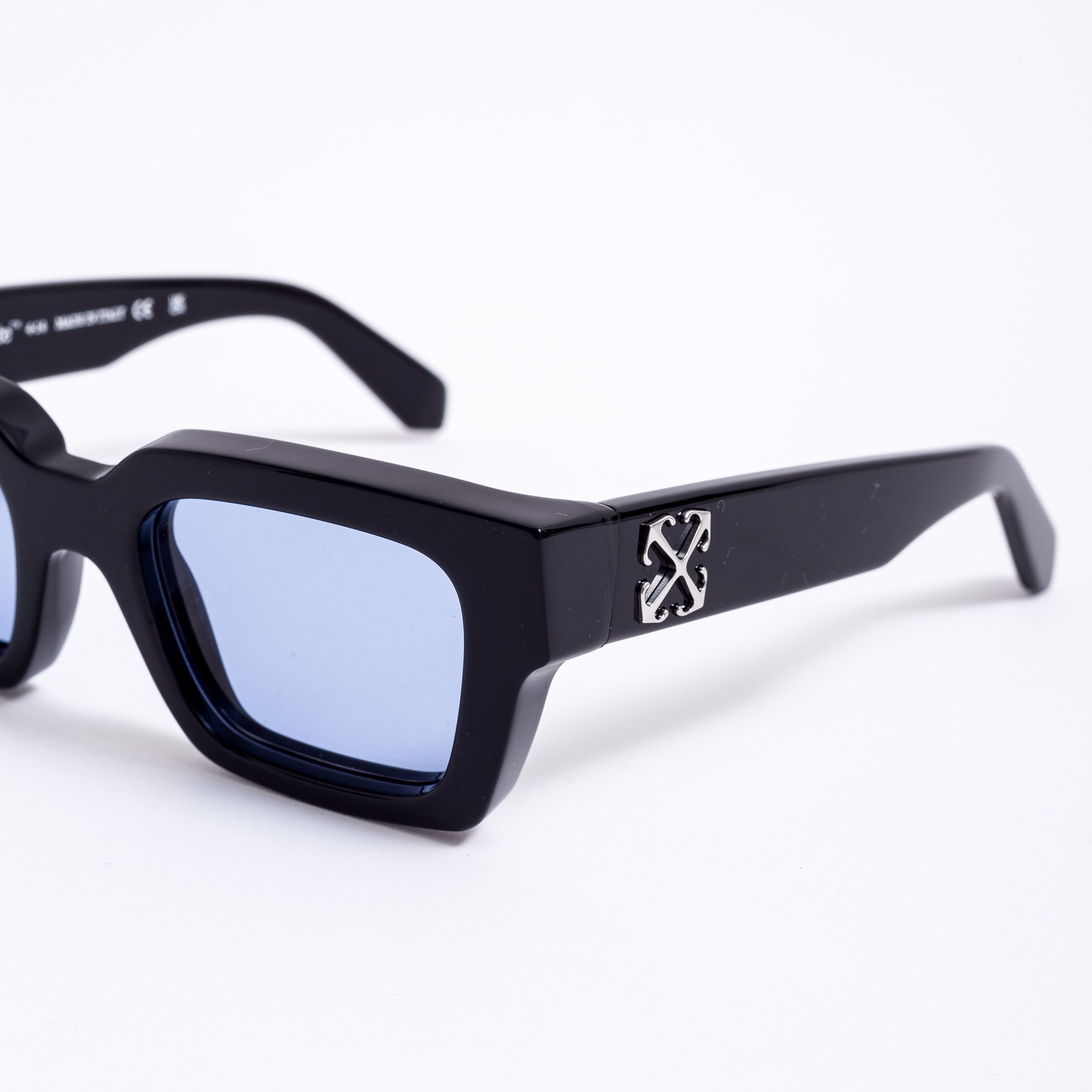 Off-White OFF WHITE Virgil Sunglasses BLACK BLUE Size ONE SIZE - 2 Thumbnail