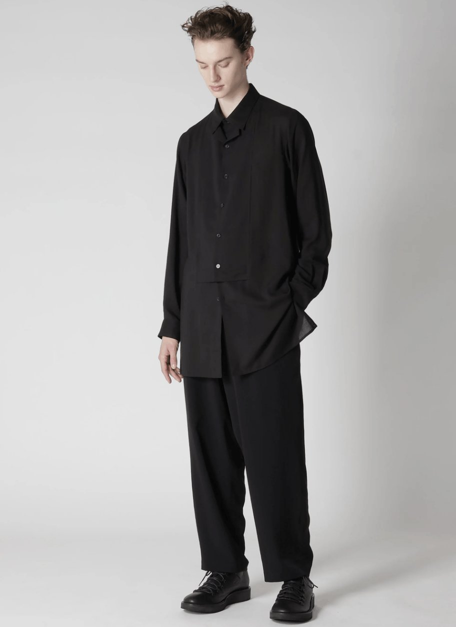 Yohji Yamamoto Yohji Yamamoto Pour Homme - Ta/TUXEDO FLAP SIDE TUCK PANTS Size US 30 / EU 46 - 7 Thumbnail