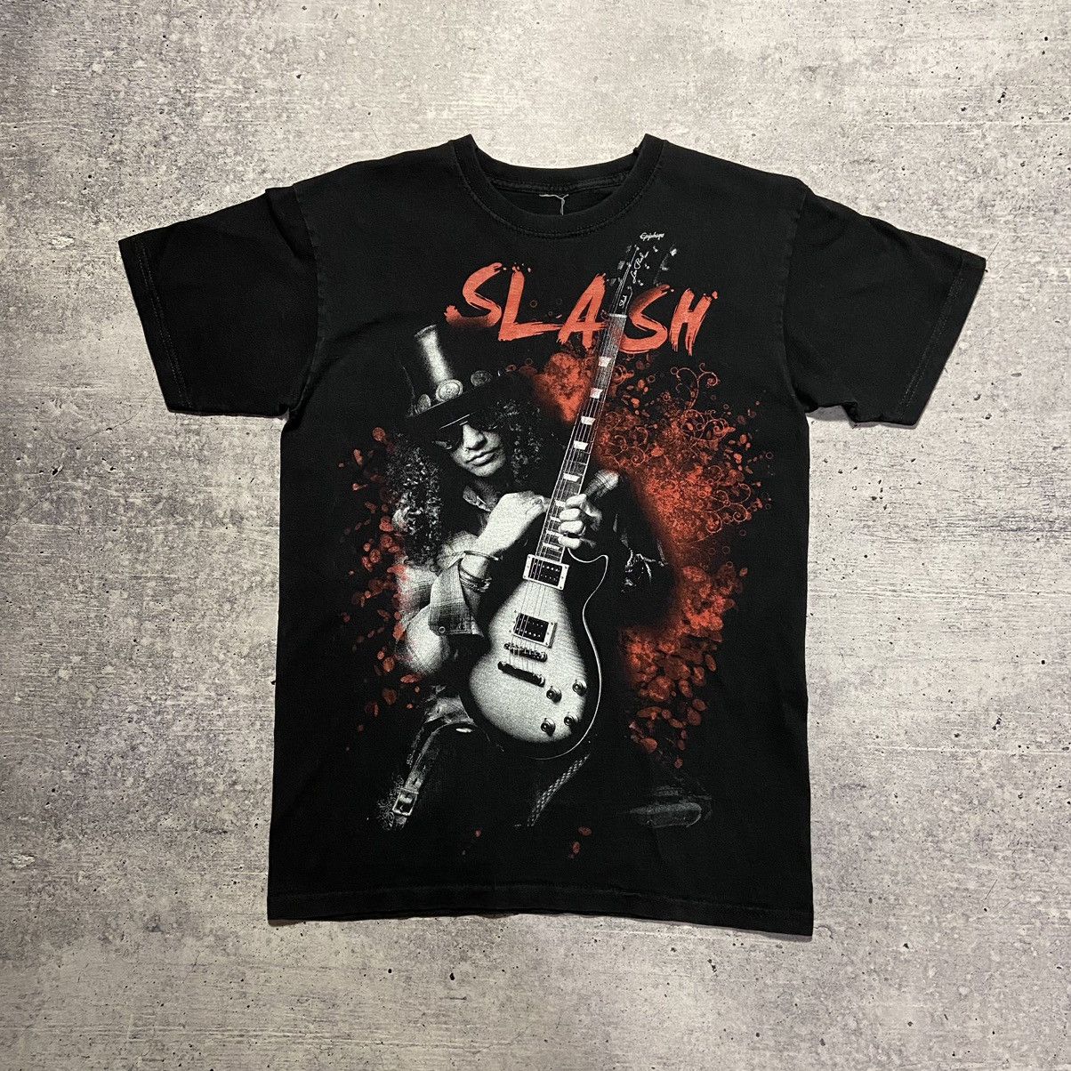 Band Tees × Vintage 📌 Vintage Very Rare 1990s Slash Band Big Print Tshirt Size US M / EU 48-50 / 2 - 1 Thumbnail