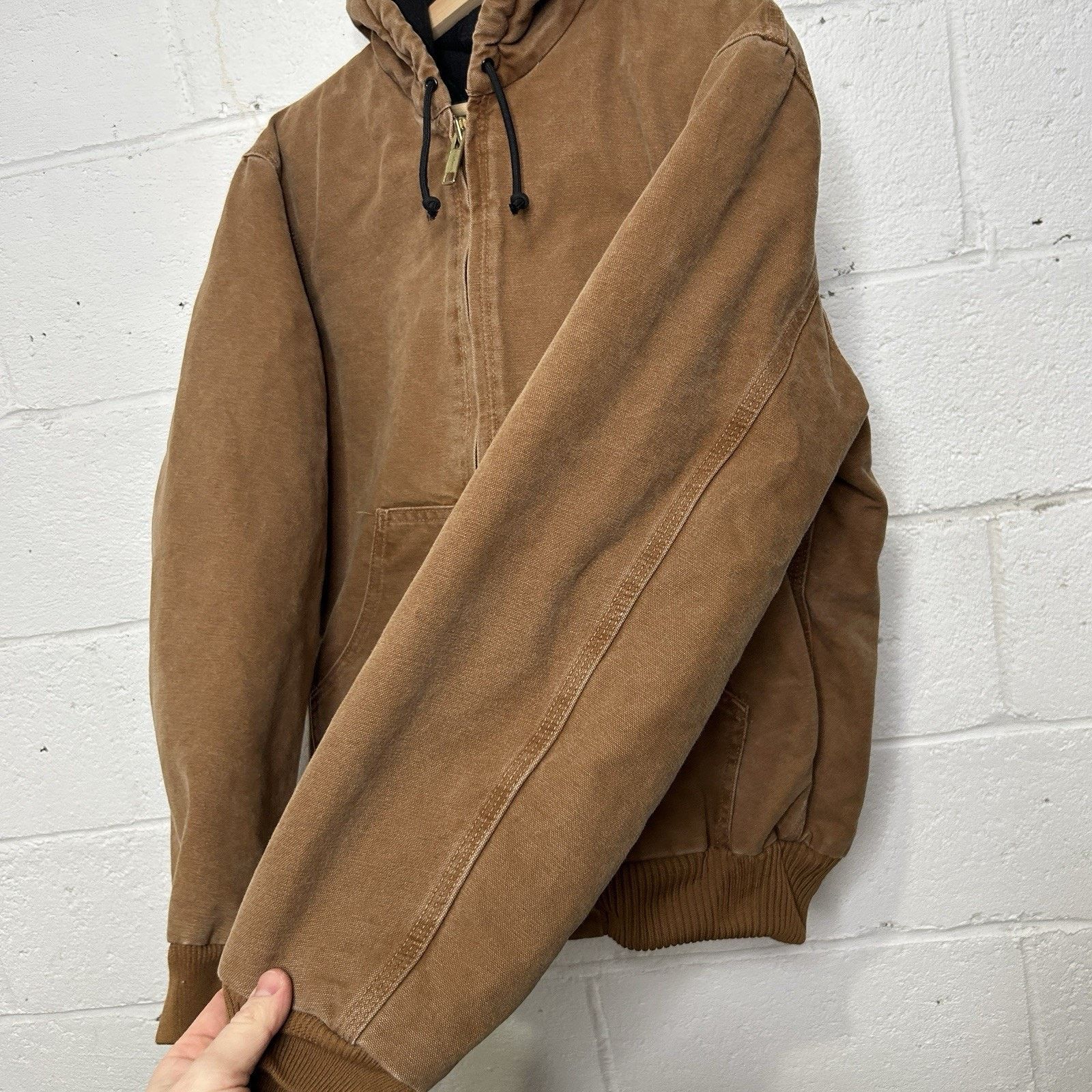 Carhartt Carhartt Sandstone Quilted Hooded Active Jacket “Brown” J130 Size US S / EU 44-46 / 1 - 7 Thumbnail