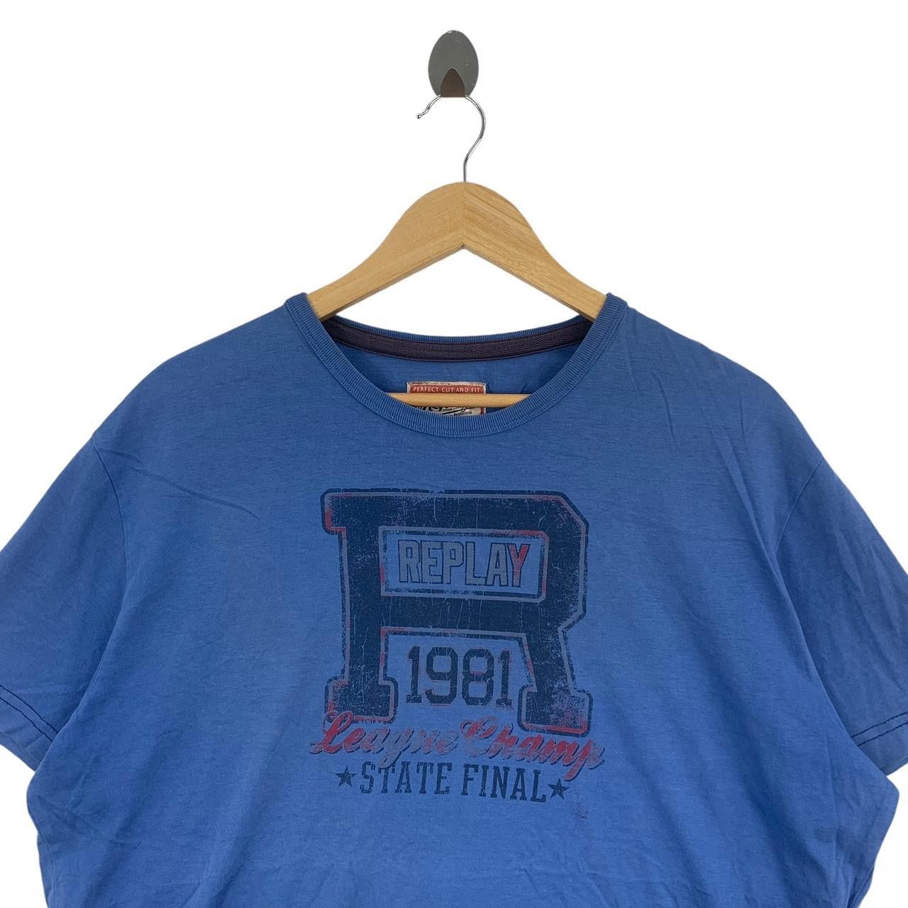 Replay Vintage REPLAY JEANS Perfect Cut & Fit Superior Tee Shirt Size US XL / EU 56 / 4 - 2 Thumbnail