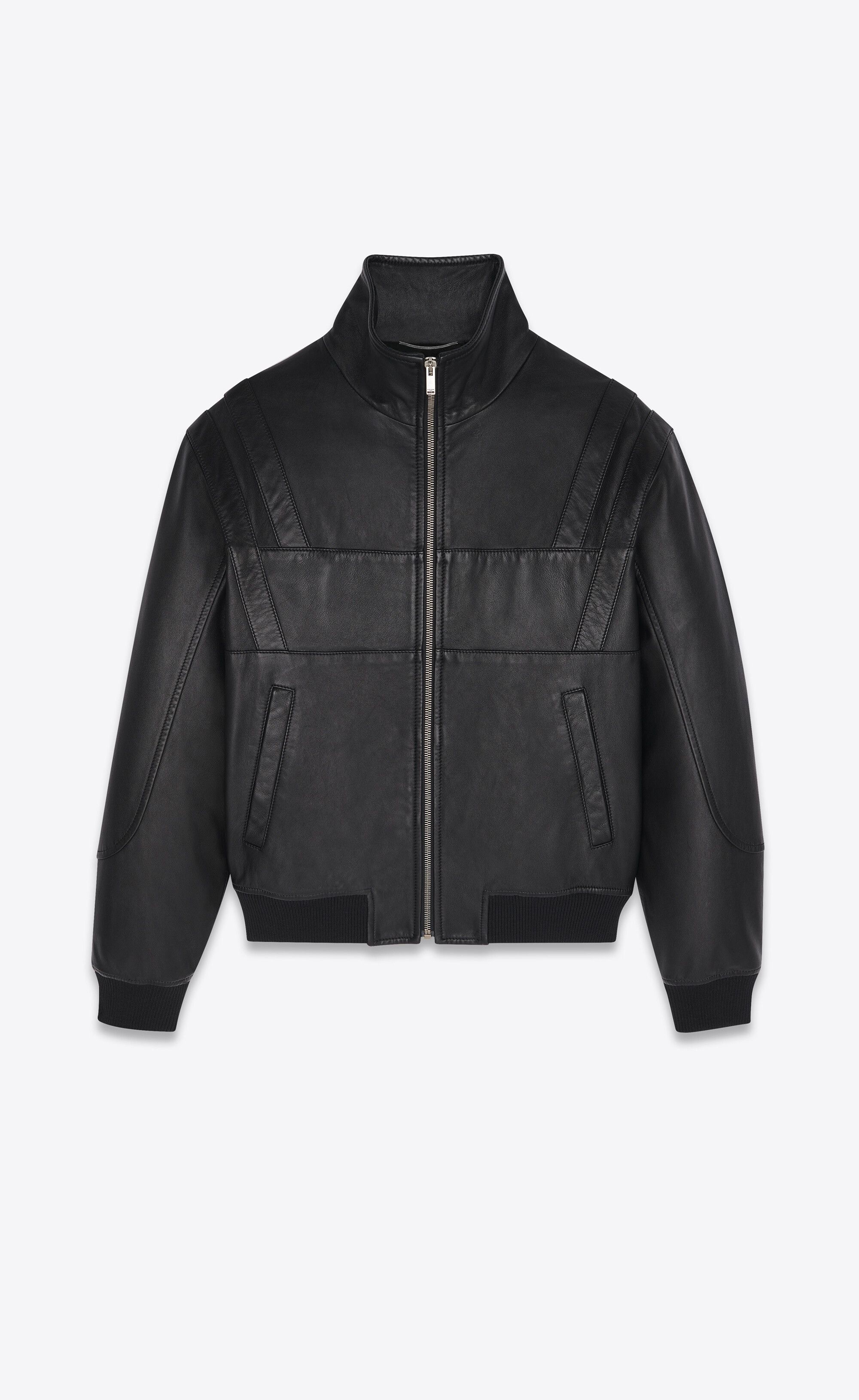 o1b1hav110625 Jacket In Drummed Lambskin in Black