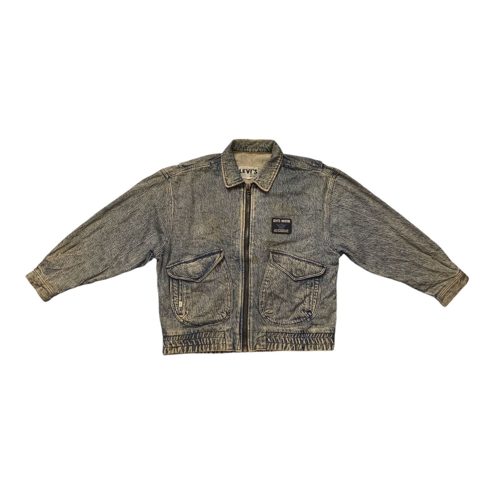 Dockers × Levi's × Levi's Vintage Clothing Rare Design Vintage Levi’s Denim Jackets Size US L / EU 52-54 / 3 - 1 Thumbnail