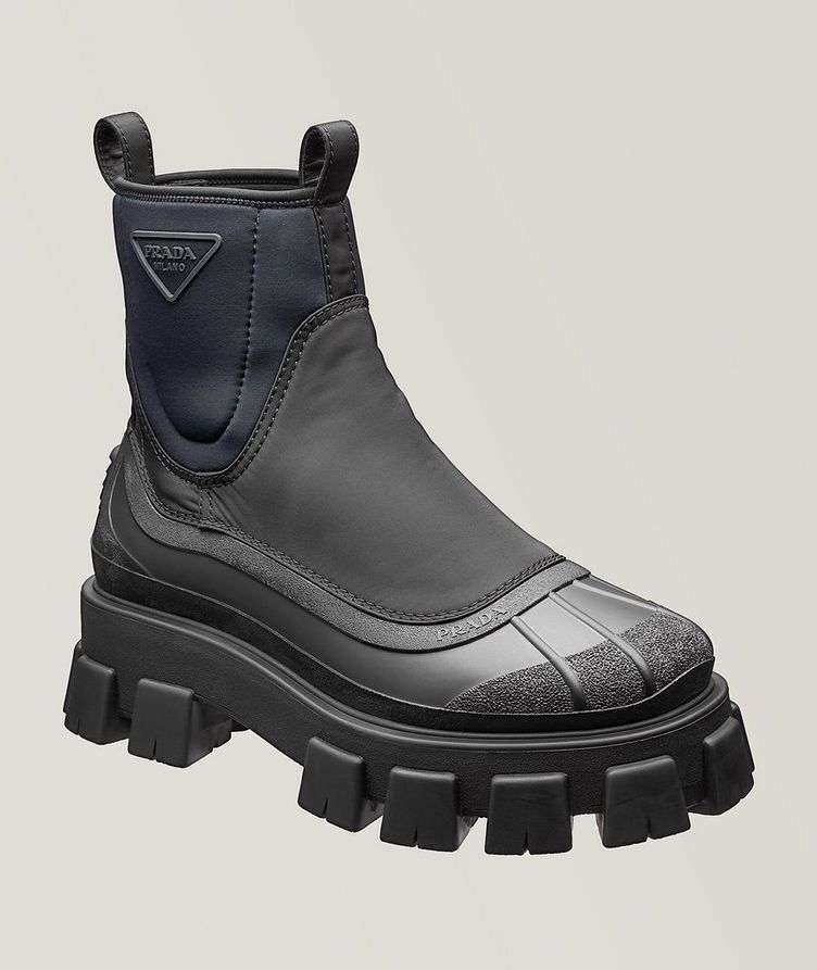 Prada Monolith Re Nylon Gabardine Boots Grailed