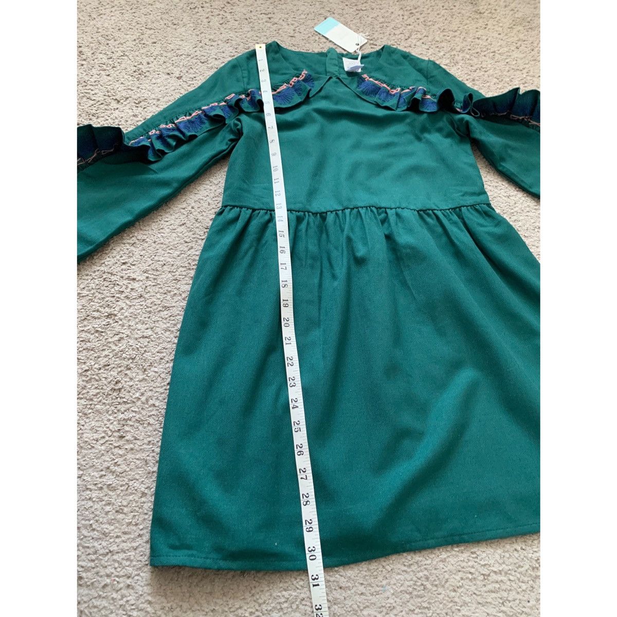 Other CARREMENT BEAU GIRL GREY RIFFLE DRESS Size XS / US 0-2 / IT 36-38 - 16 Thumbnail