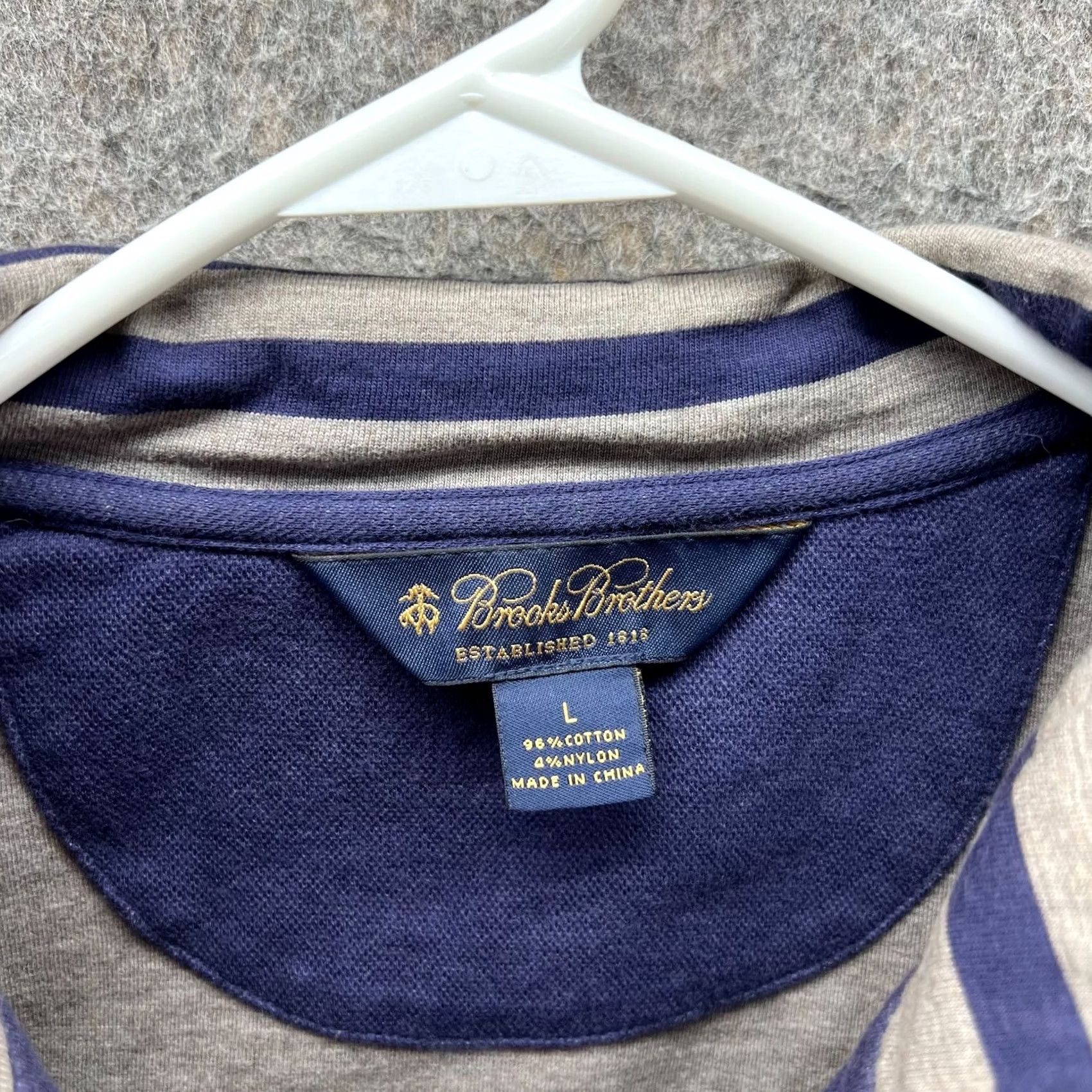 Brooks Brothers Brooks Brothers Sweater Men Large Adult Blue Navy Pullover 1/4 Zip Fleece Mock Neck Long Sleeve Regular Size L Color Blue Pattern Solid Size US L / EU 52-54 / 3 - 2 Thumbnail