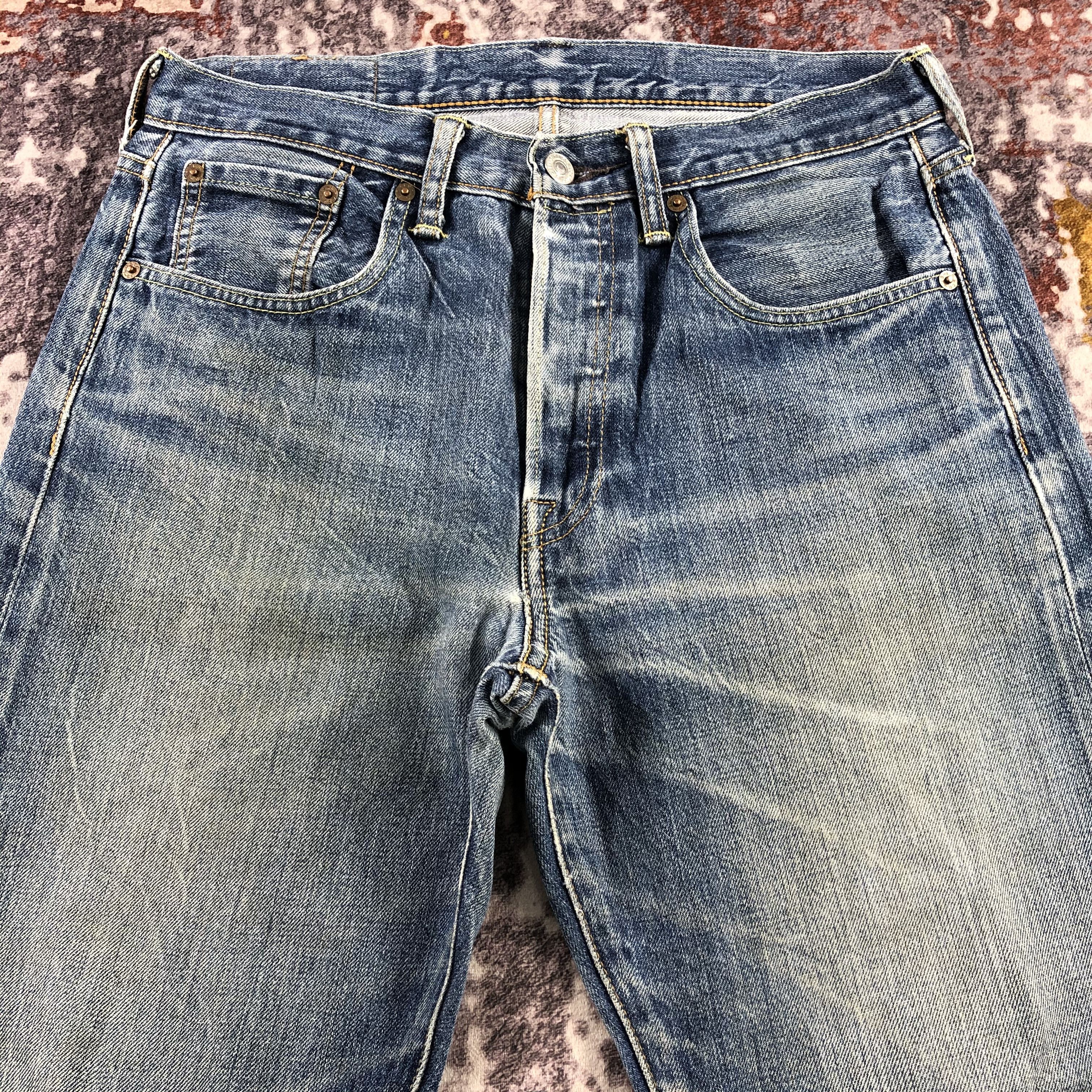 Levi's Vintage Blue Wash Levis 501 Jeans-JM2767 Size US 31 - 3 Thumbnail