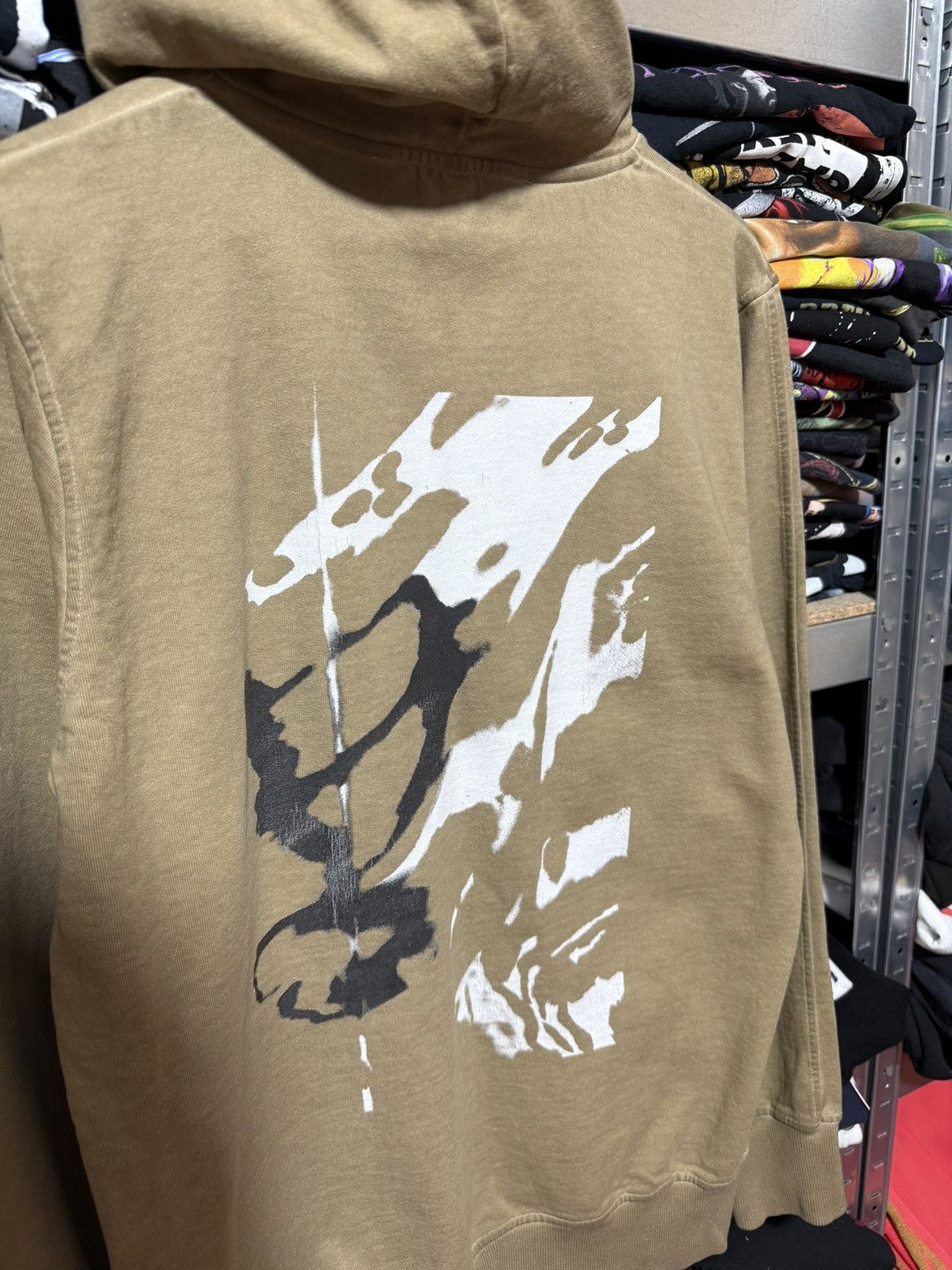 1017 ALYX 9SM Rare Luxury 1017 ALYX 9SM Tan Pullover W/ Prints Hoodie Y2K Size US L / EU 52-54 / 3 - 6 Thumbnail