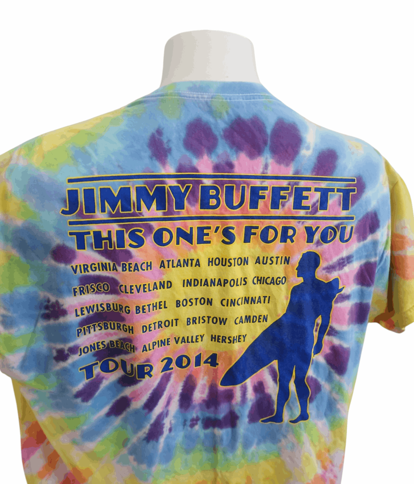 Band Tees Jimmy Buffett 2014 Concert This One's For You Music Tour XL Size US XL / EU 56 / 4 - 4 Thumbnail