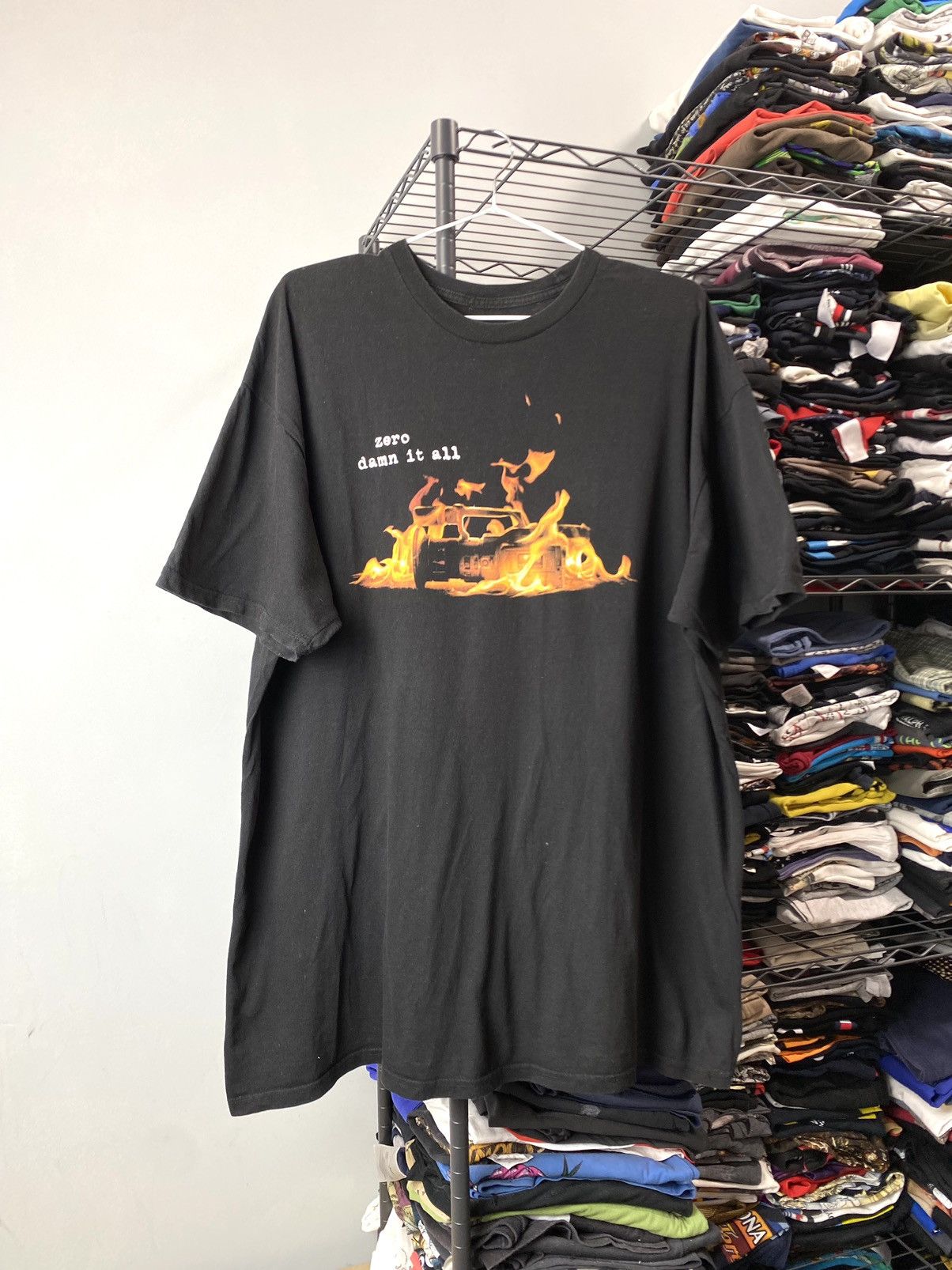 00’s Vintage Zero Skateboards T Shirt Skate Gang Shortys