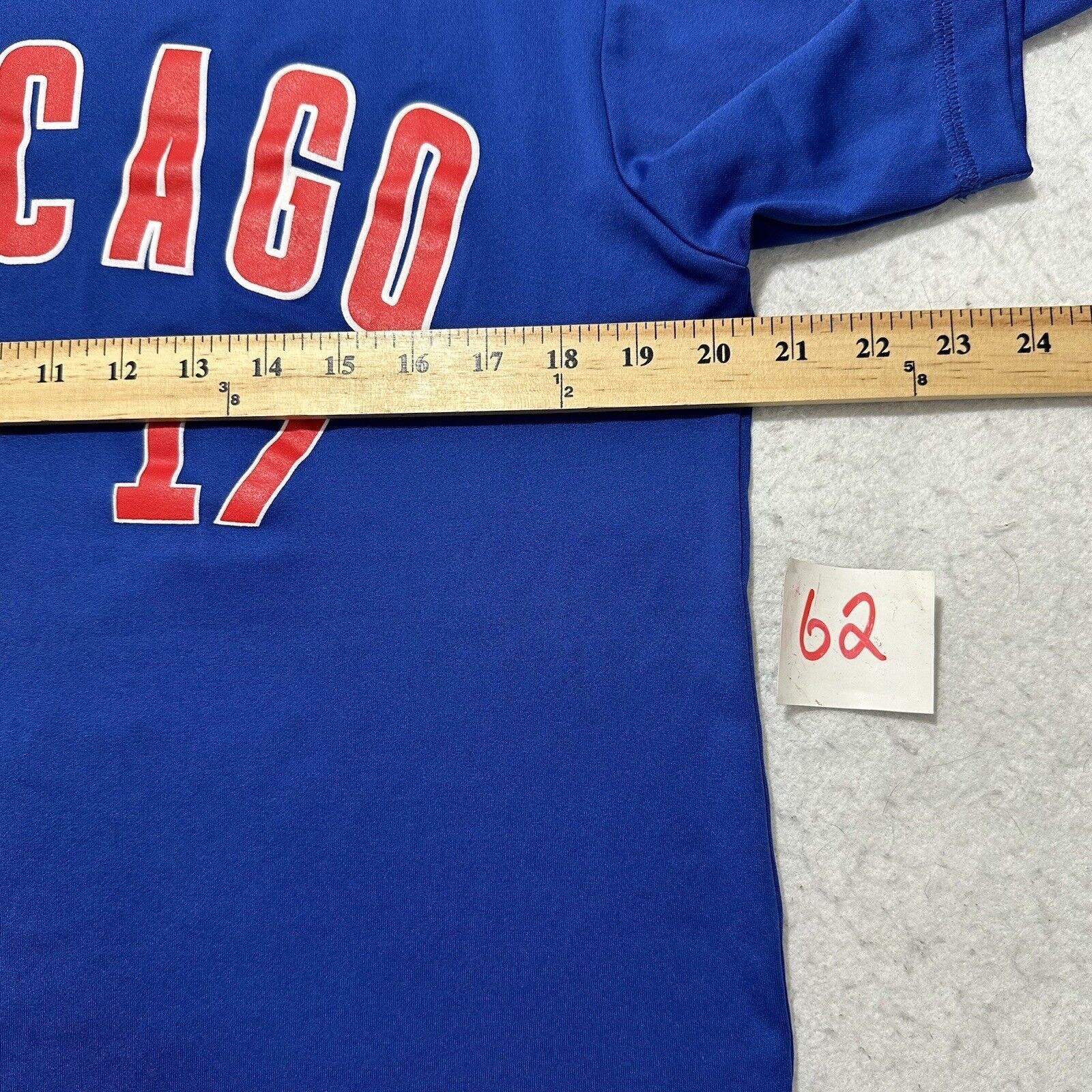 MLB MLB Chicago Cubs Medium Blue Baseball #17 Bryant T Shirt Size US M / EU 48-50 / 2 - 8 Thumbnail