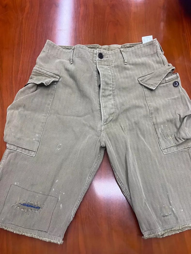 Visvim Visvim Veterans Shorts with Distressed Design-2506 Size US 26 / EU 42 - 2 Thumbnail