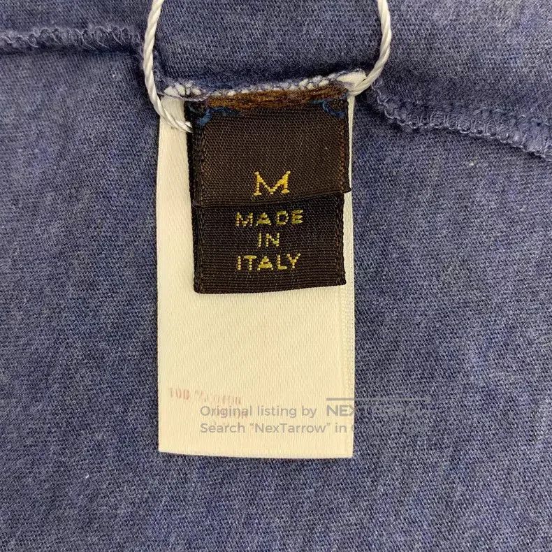 Louis Vuitton Louis Vuitton Dark blue logo presbyopic cotton lapel short Size US M / EU 48-50 / 2 - 6 Thumbnail