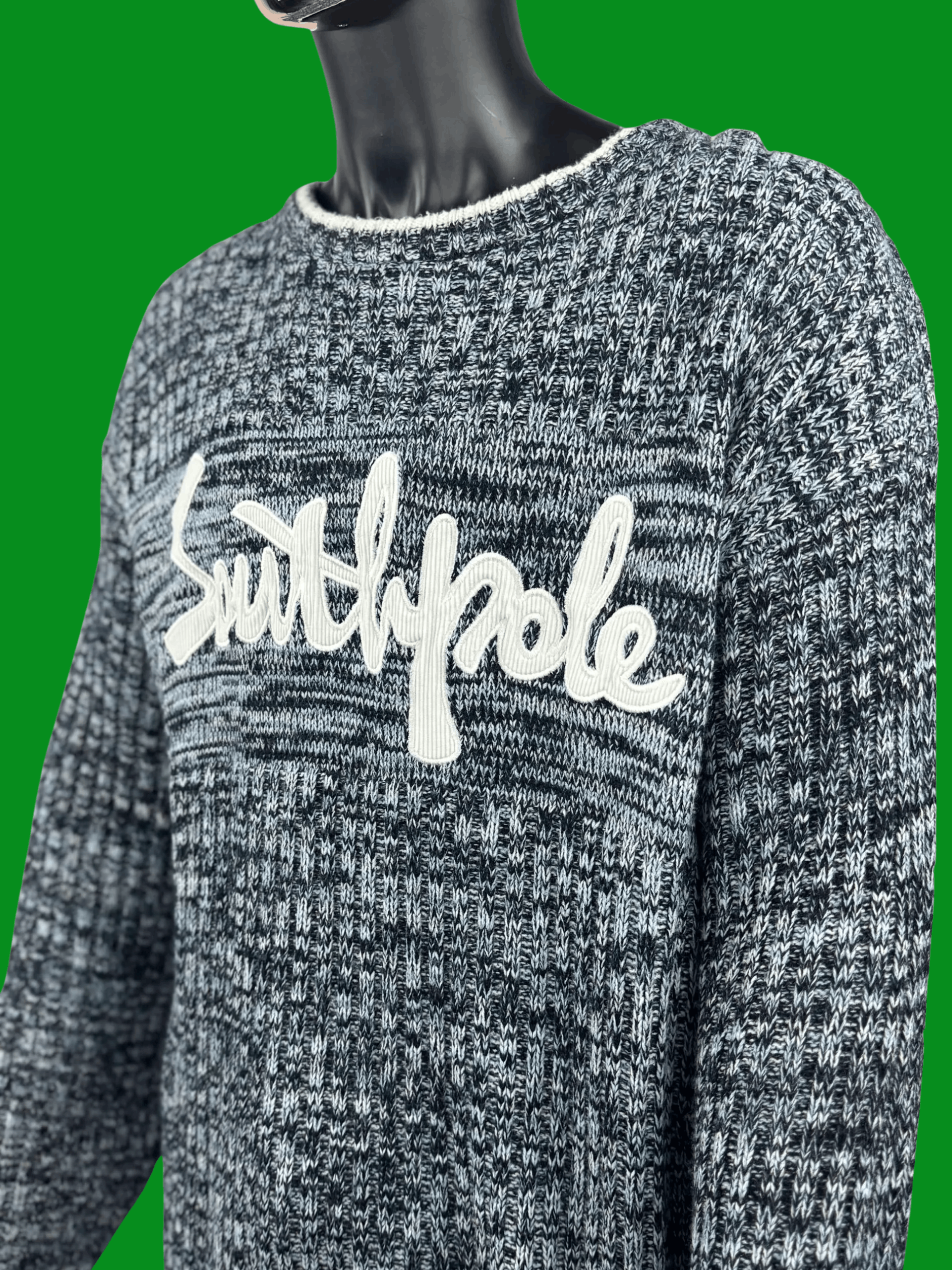 Southpole VTG Southpole Authentic Collection Corduroy Spellout Knit Size US XXL / EU 58 / 5 - 1 Thumbnail
