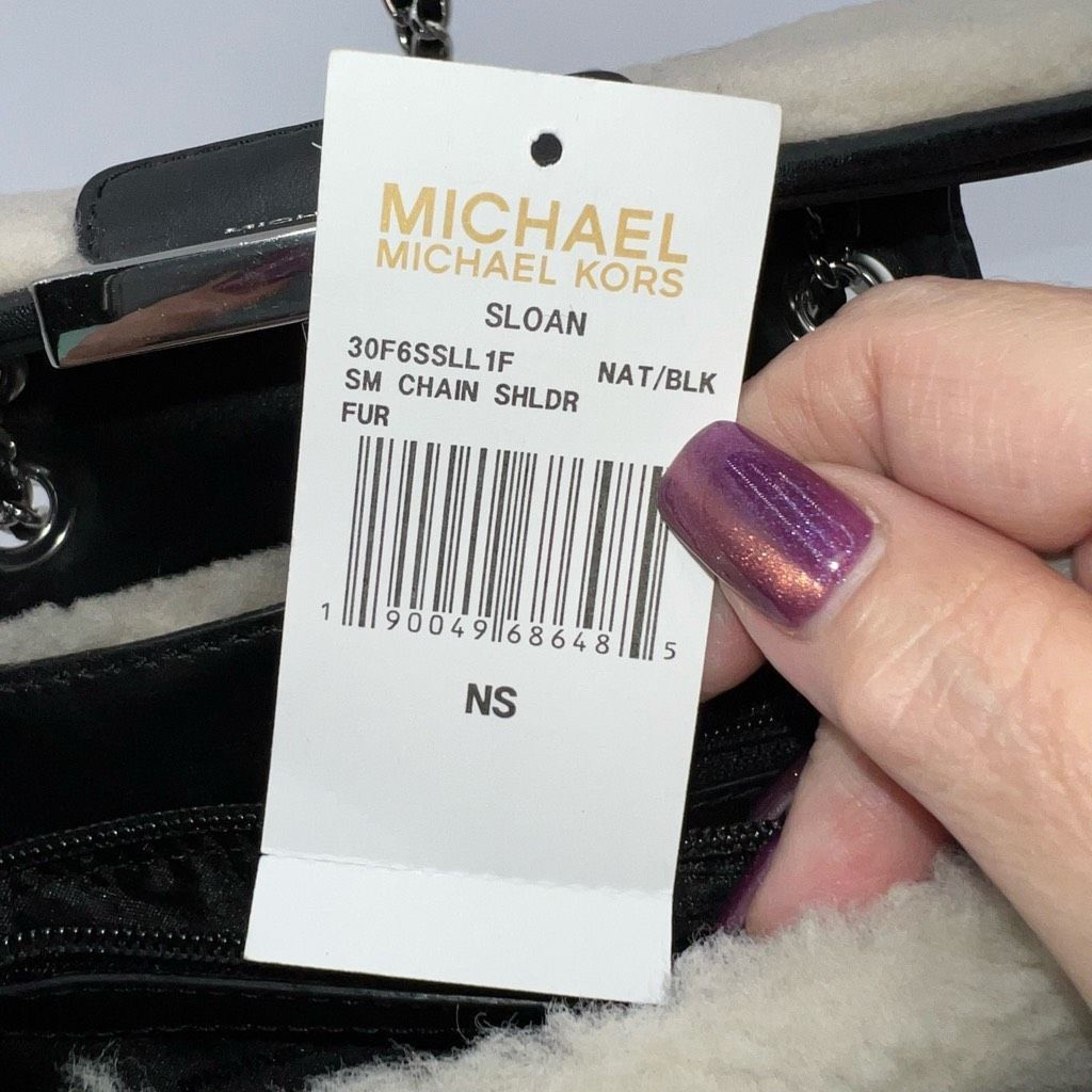 Michael Kors Michael Kors Sloan Shearling Small Chain Shoulder Bag Size ONE SIZE - 11 Thumbnail