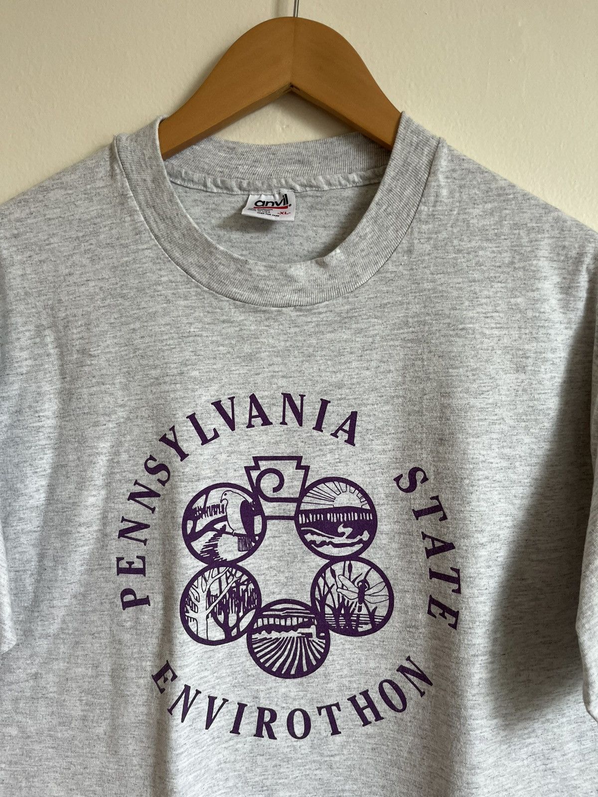 Anvil × Vintage Vintage 90’s Pennsylvania State Envirothon T-Shirt Size US XL / EU 56 / 4 - 2 Thumbnail