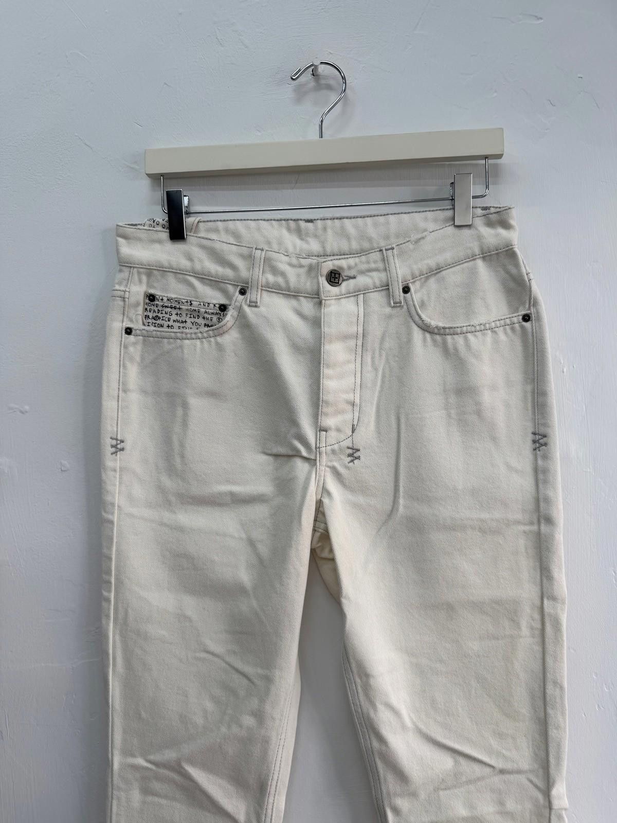 Ksubi new Ksubi mens denim jeans chitch white noise script 32 Size US 32 / EU 48 - 2 Thumbnail