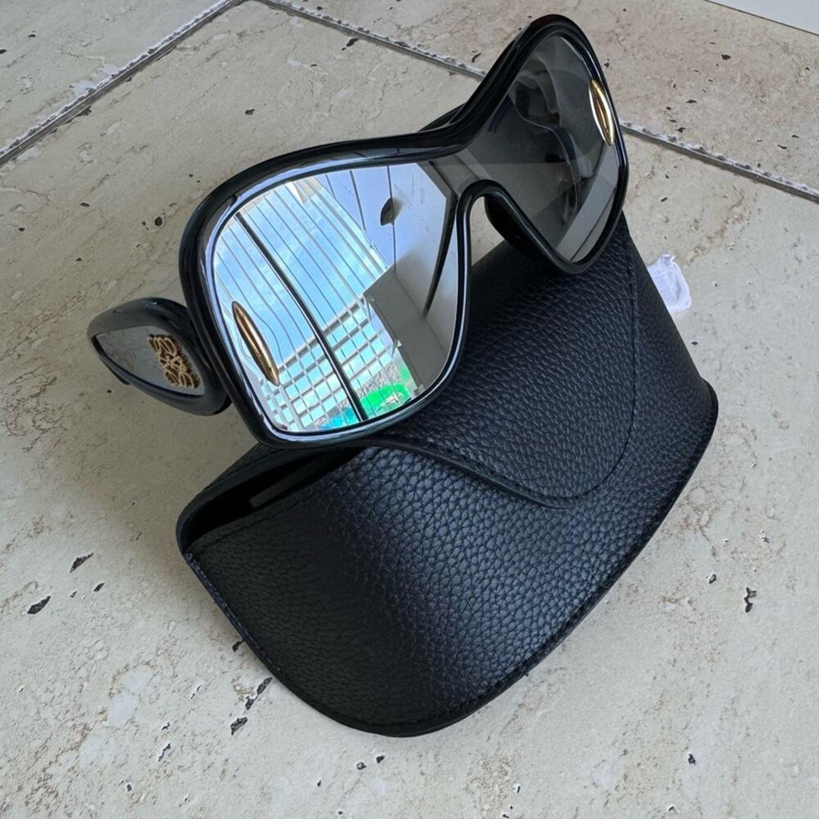 Loewe New! LOEWE LW40131I 01C Square Mask Sunglasses, Authentic Size ONE SIZE - 13 Thumbnail