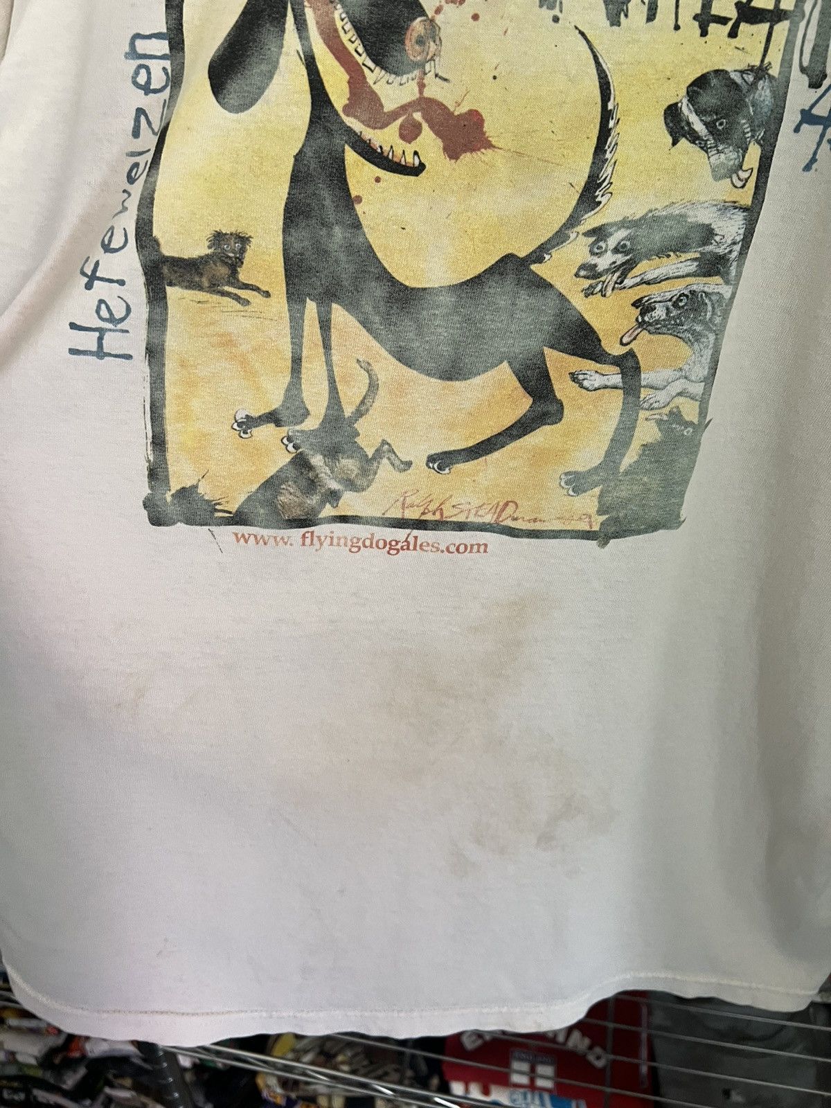 Anvil 2000s Flying Dog Ralph Steadman Art Tee Size US XL / EU 56 / 4 - 6 Thumbnail