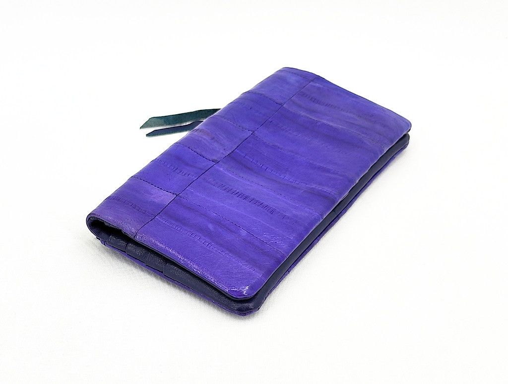 Leather PRINCESS HIGHWAY purple eel leather long wallet Size ONE SIZE - 7 Thumbnail