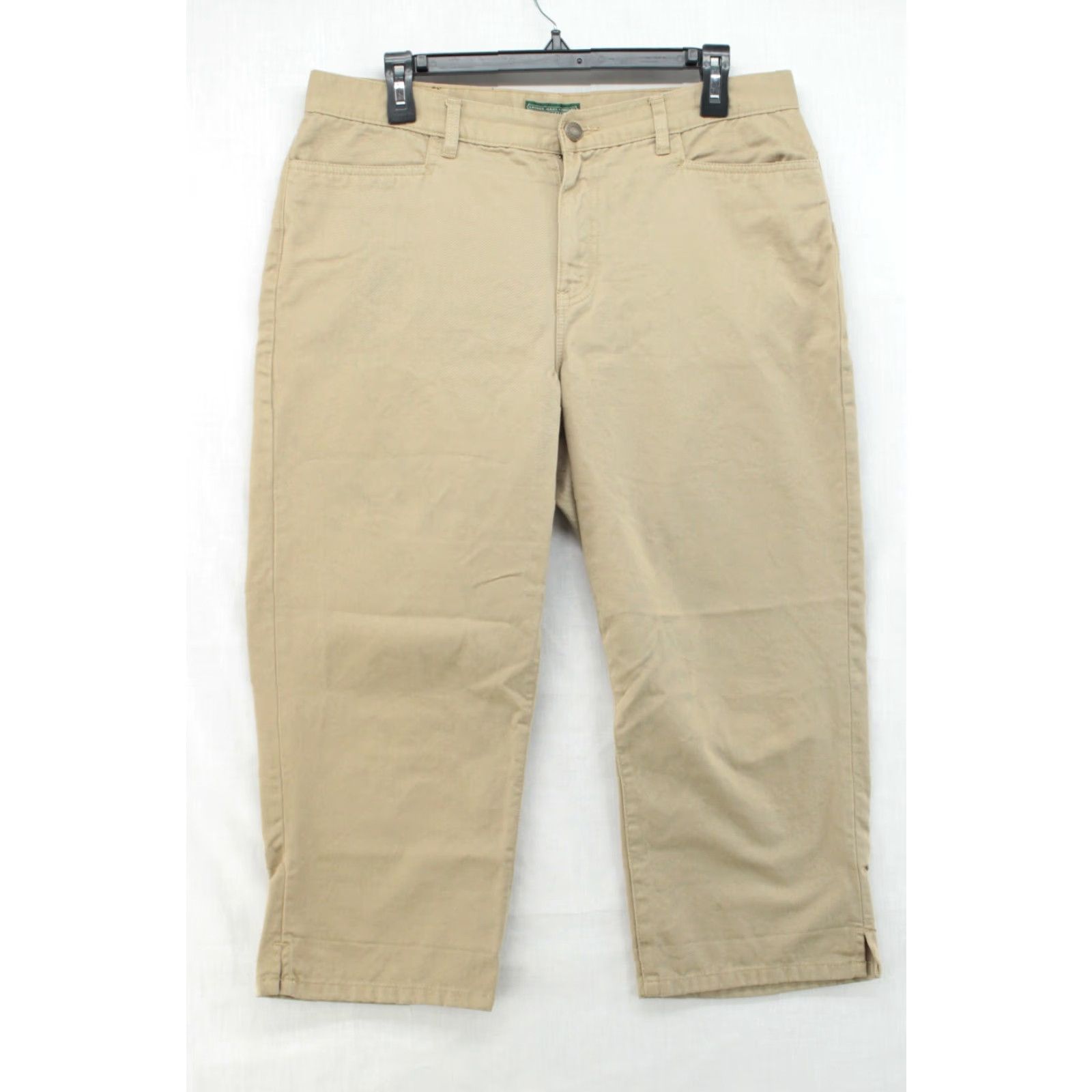 Ralph Lauren Lauren Ralph Lauren Pants Beige Size 10 Classic Midcalf Cotton Beachy Womens Size 24" / US 00 / IT 34 - 2 Thumbnail