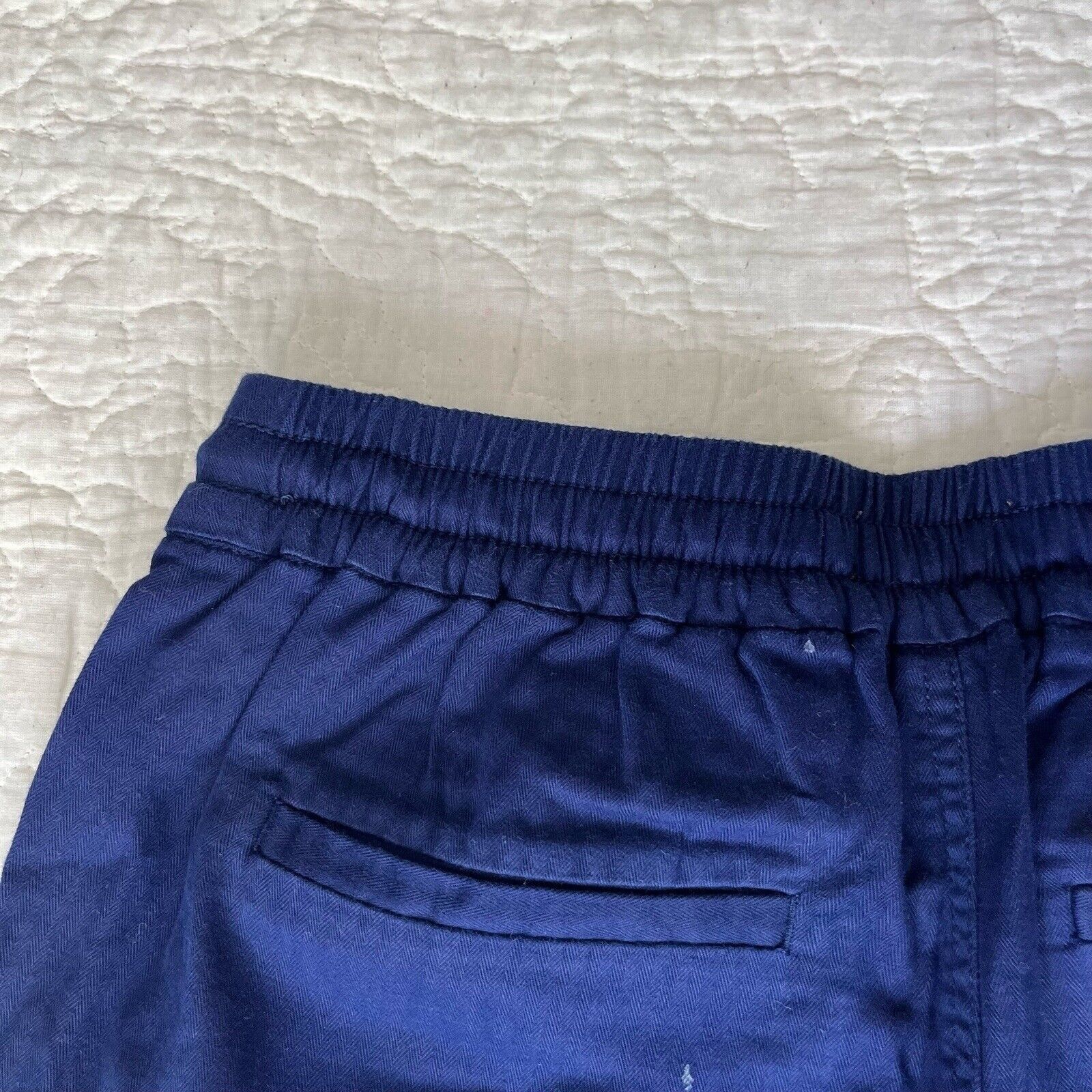 J.Crew J. Crew Point Sur Womens Seaside Pants Blue pull linen elast Size 26" / US 2 / IT 38 - 5 Thumbnail