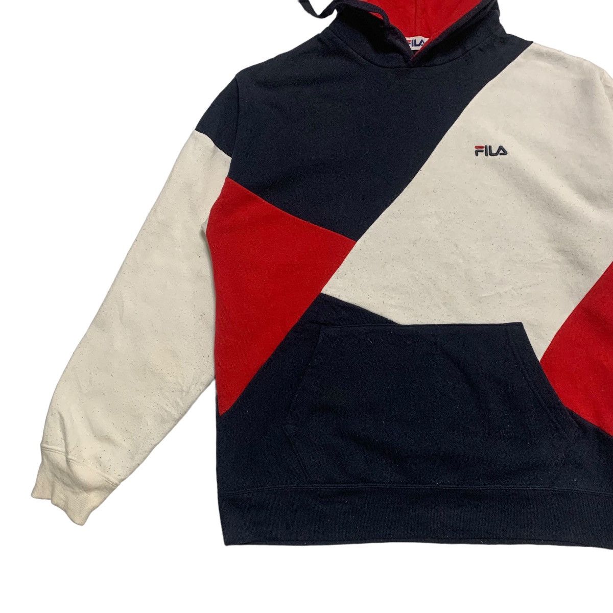 Fila Fila Color Block Multicolor Hoodie Size US M / EU 48-50 / 2 - 2 Thumbnail