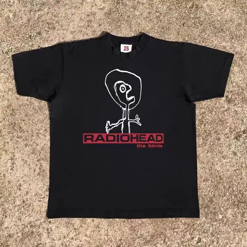 Japanese Brand × Vintage Black casual retro cartoon print cotton t-shirt Size US M / EU 48-50 / 2 - 3 Thumbnail