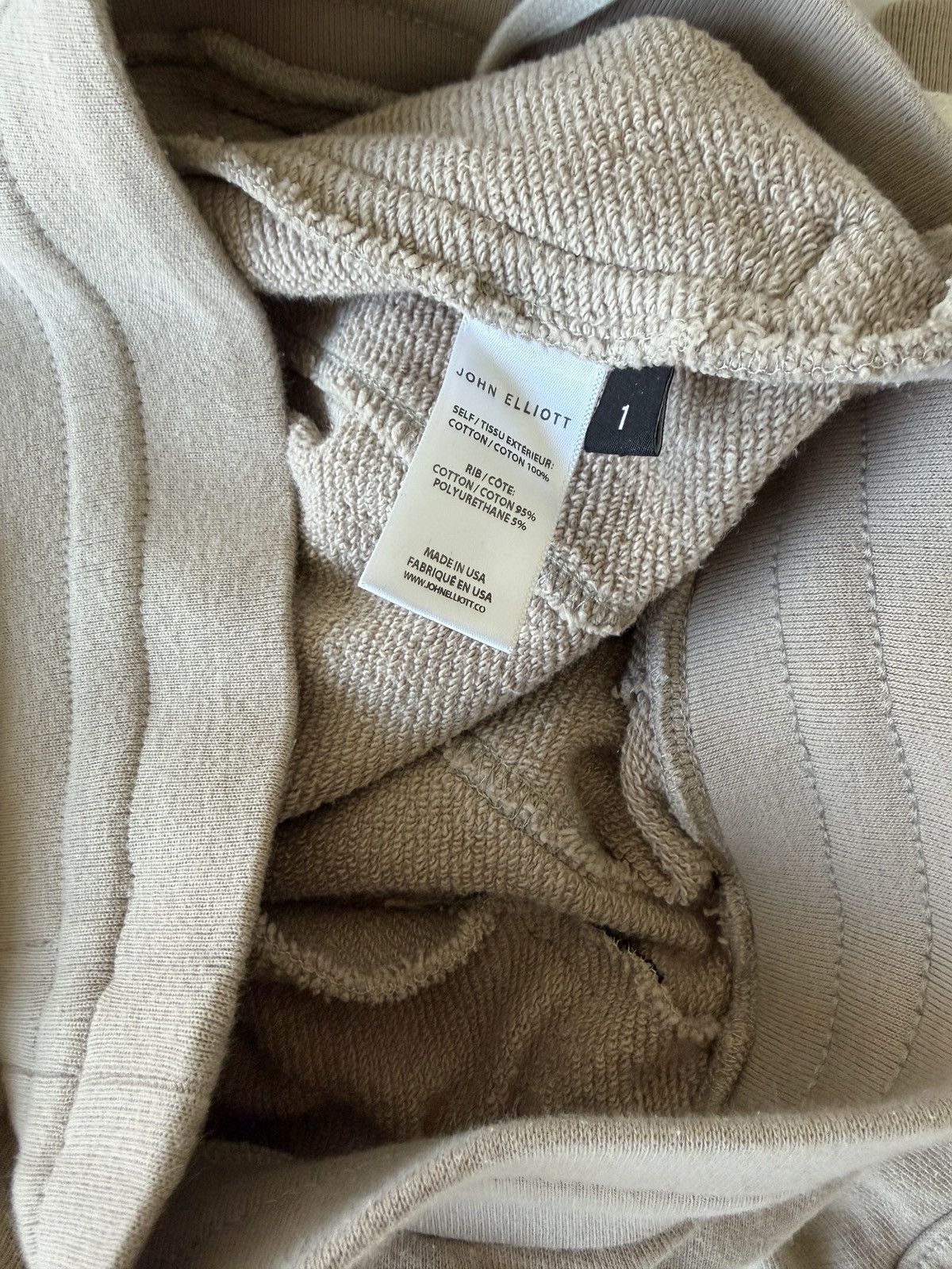 John Elliott Escobar Sweats Beige Size US 28 / EU 44 - 3 Thumbnail