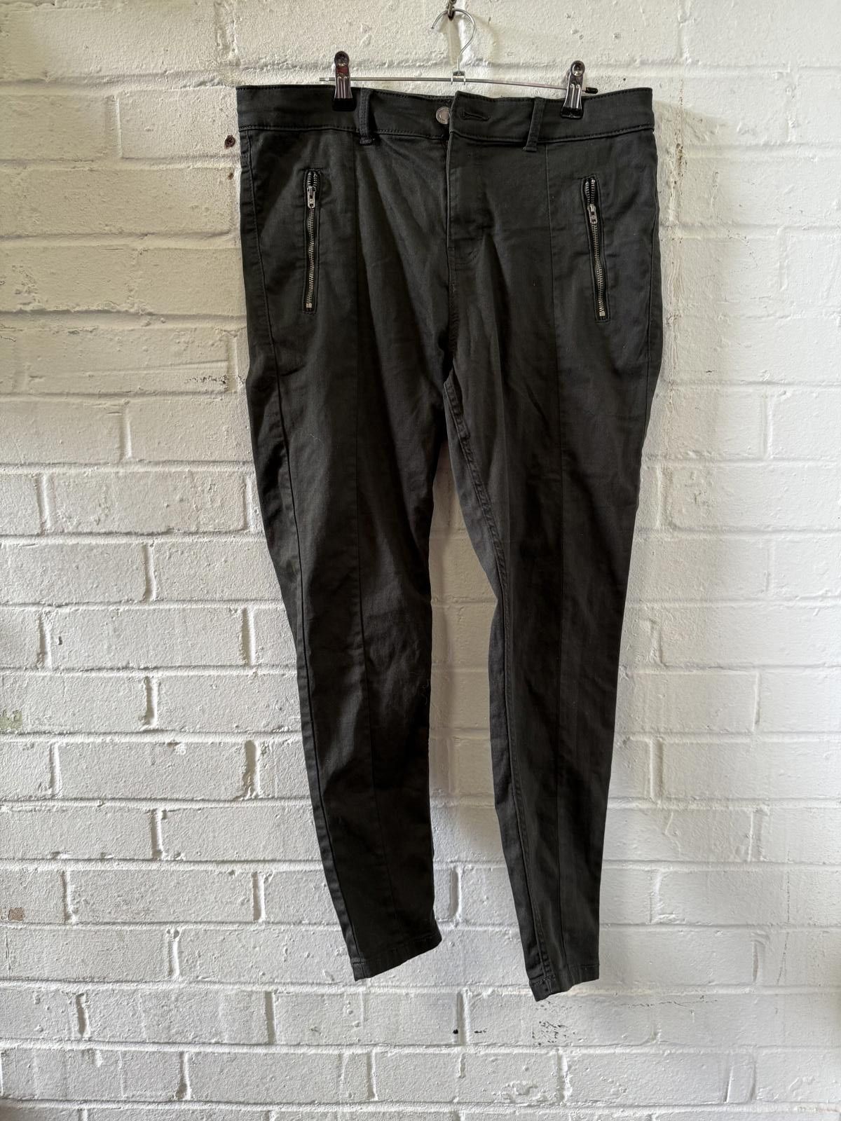 Designer P-607 M&S Collection Slim Fit Trousers Size 14 Size US 32 / EU 48 - 1 Thumbnail