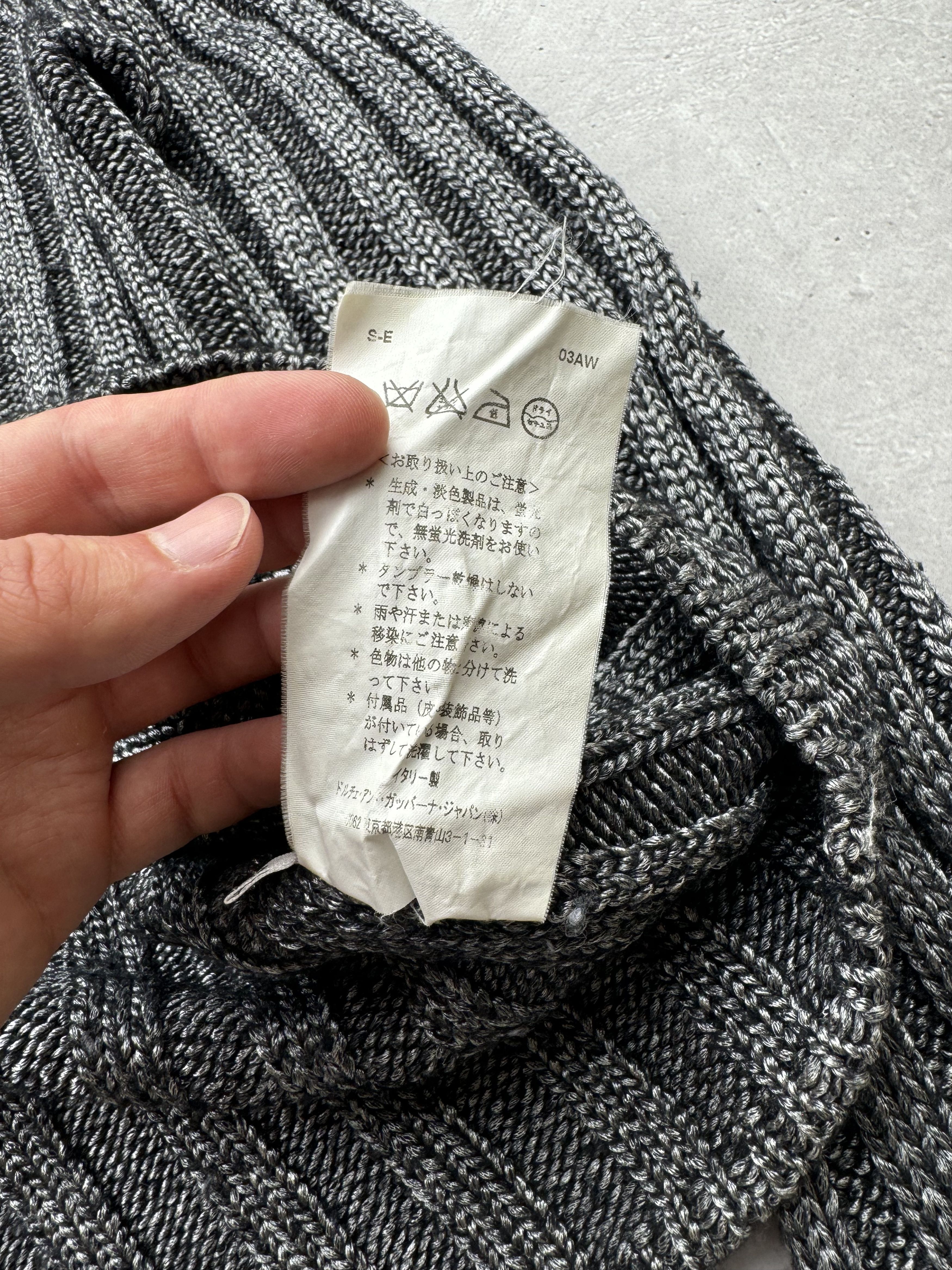 Dolce & Gabbana Vintage Knit Wool Sweater