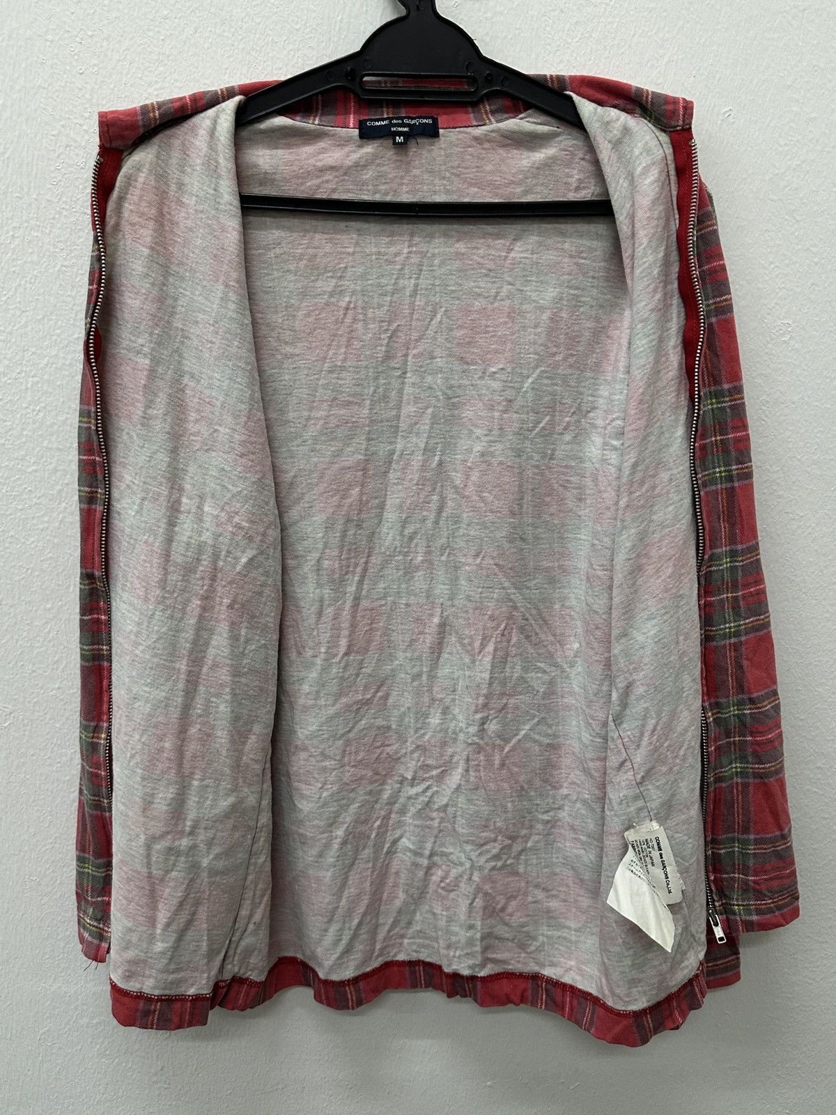 Comme des Garcons SS2005 Comme des Garcons Plaid Tartan Zipper Polos Jacket Size US M / EU 48-50 / 2 - 18 Thumbnail