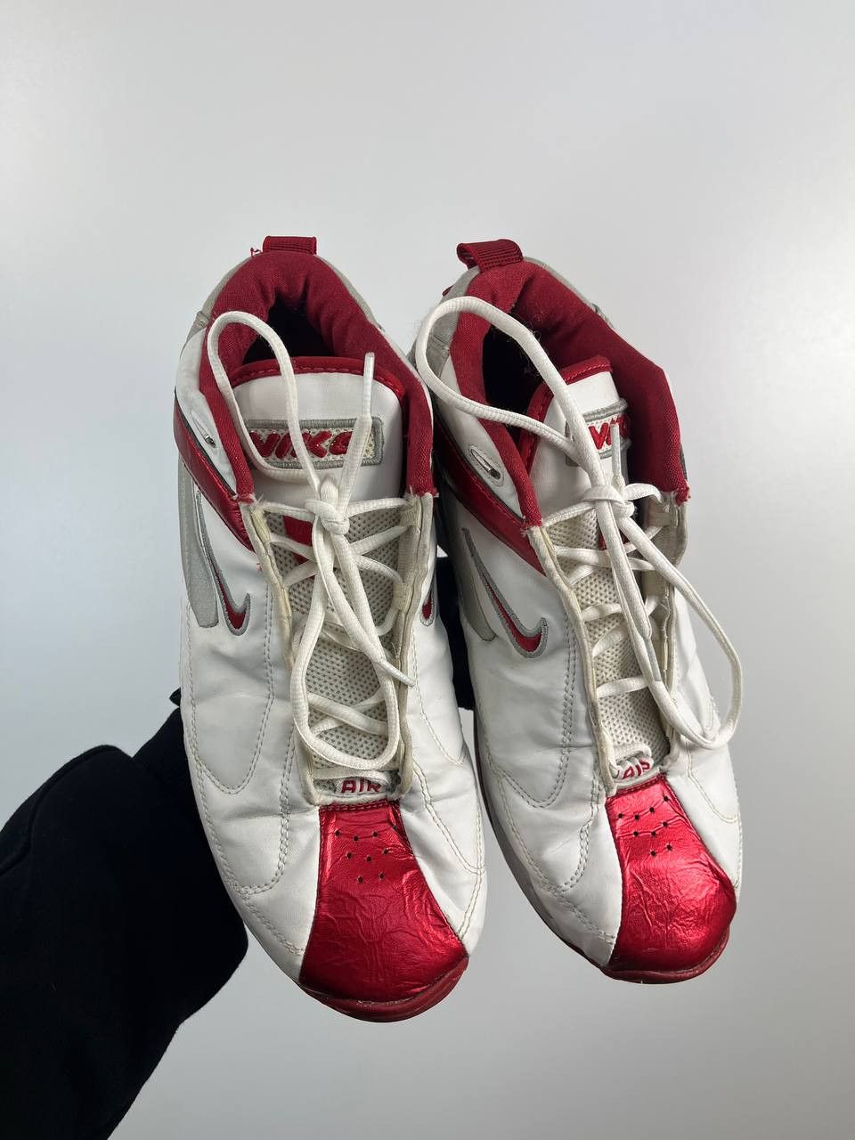 Nike Nike Air Zoom GP II 2003 White Red Basketball Shoes Size 46 Size US 12 / EU 45 - 2 Thumbnail