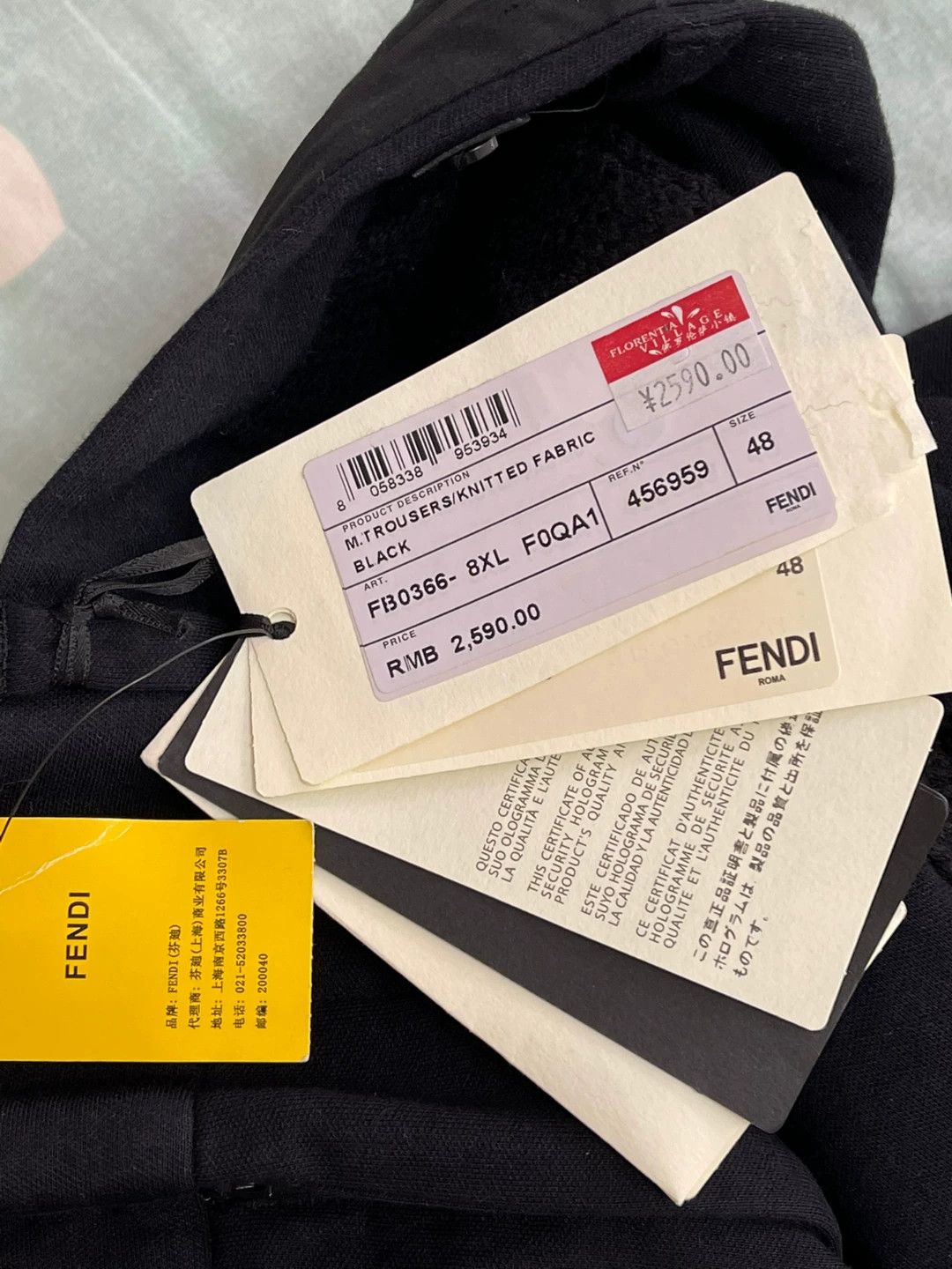 Fendi Fendi Runway Black Chinos Men's 48 Size US 32 / EU 48 - 6 Thumbnail