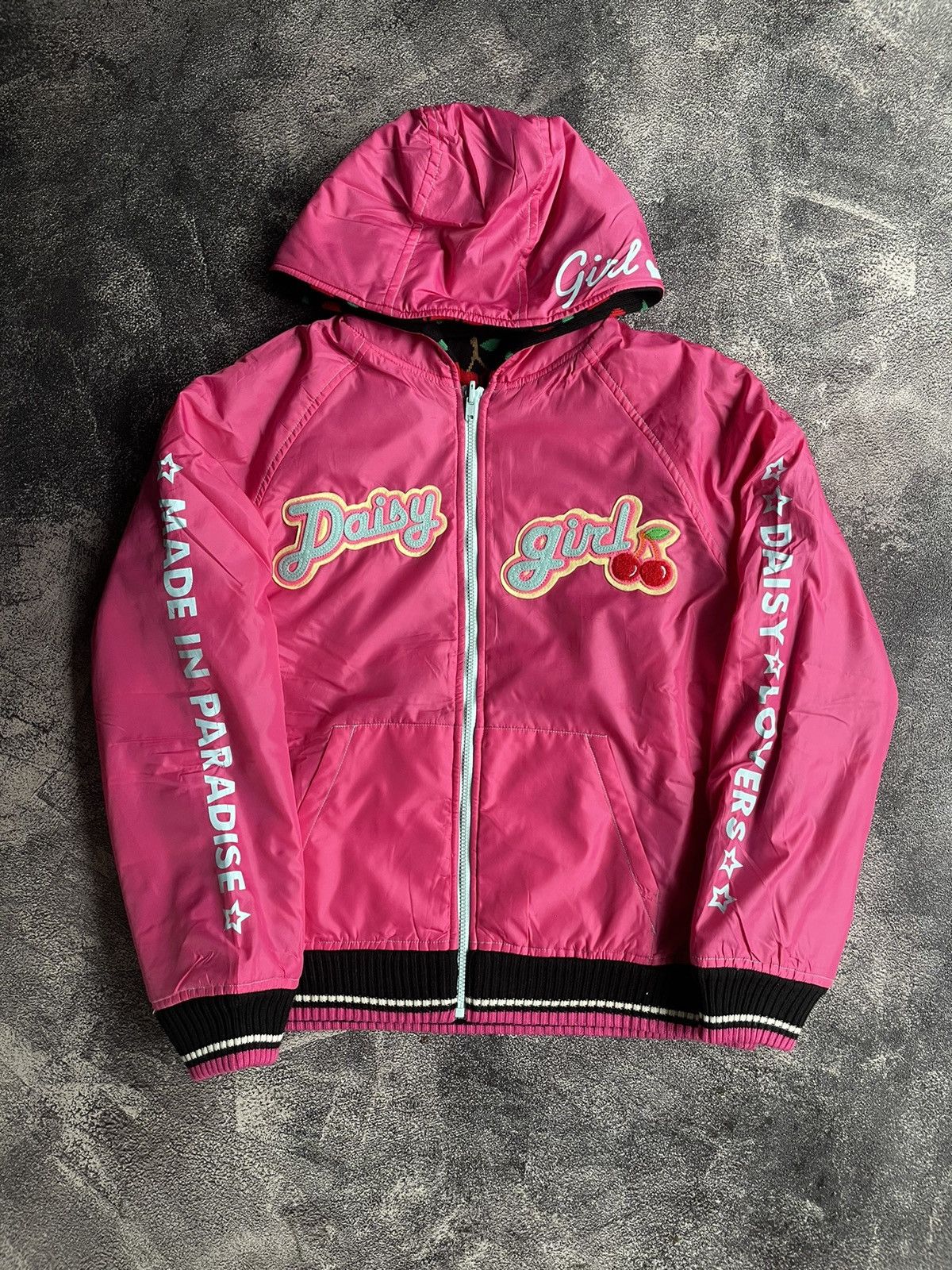 Angel Blue 2000s Angle Blue Reversible Zip Hoodie Red Cheri Size M / US 6-8 / IT 42-44 - 8 Thumbnail