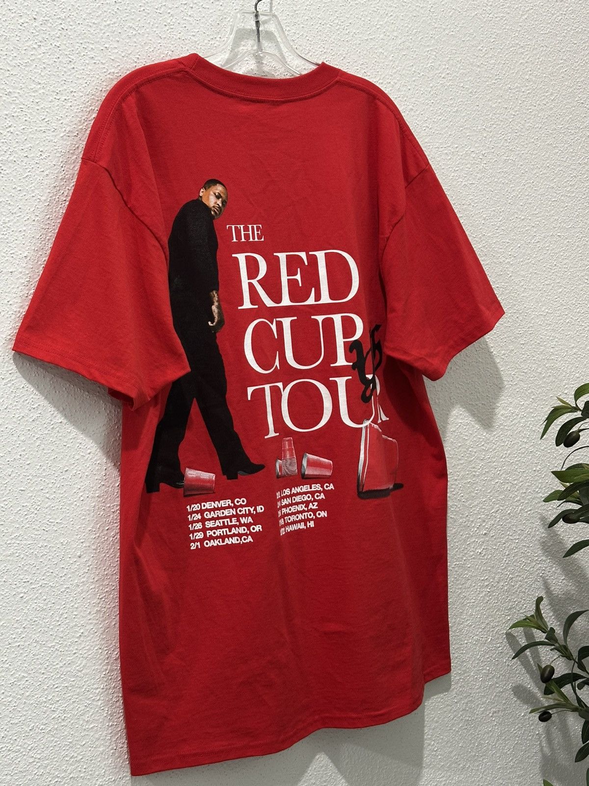 4HUNNID 4 Hunnid YG The Red Cup Tour 2023 Promo Tshirt Size Large Size US L / EU 52-54 / 3 - 4 Thumbnail