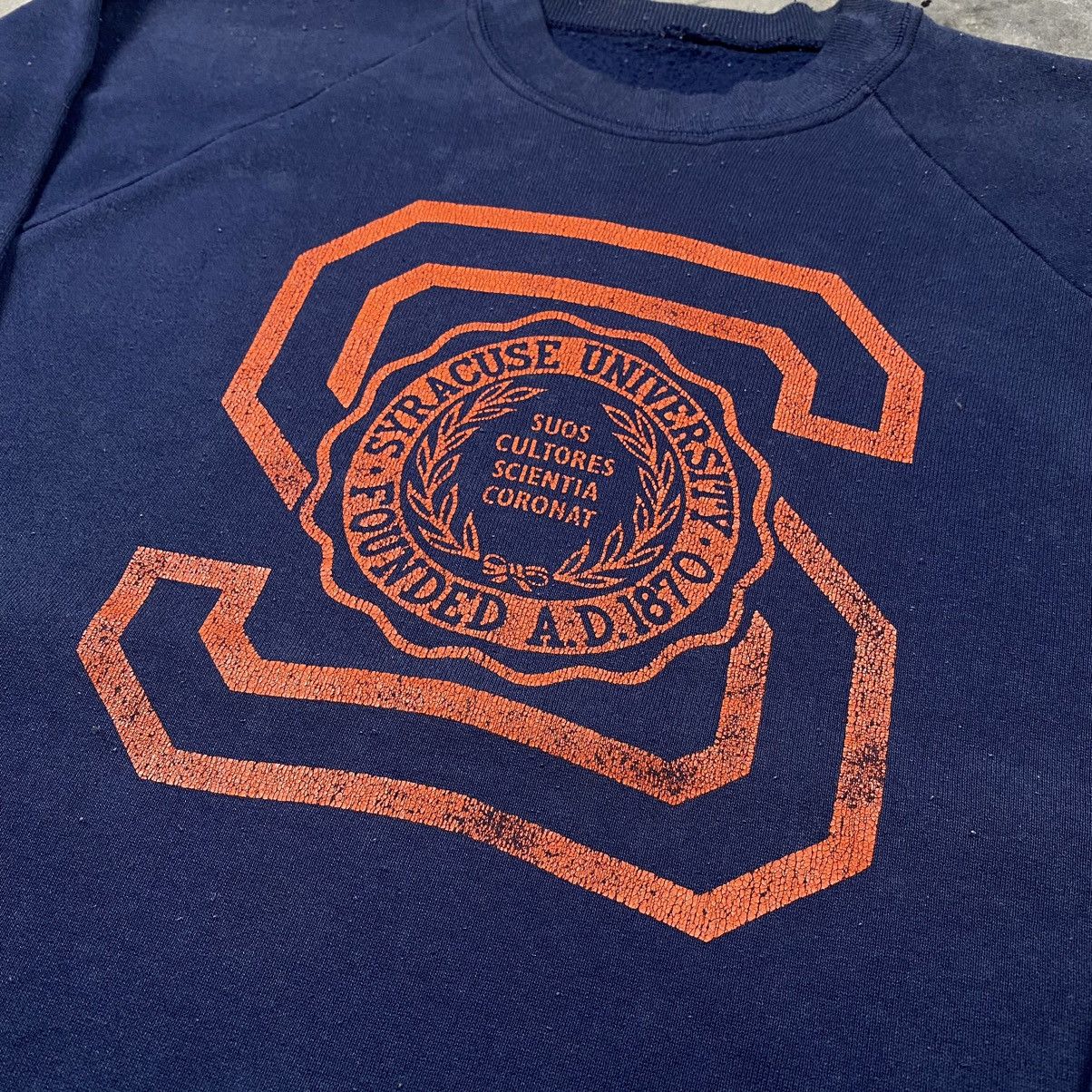 Vintage 90s Syracuse University Crewneck Size US L / EU 52-54 / 3 - 2 Thumbnail