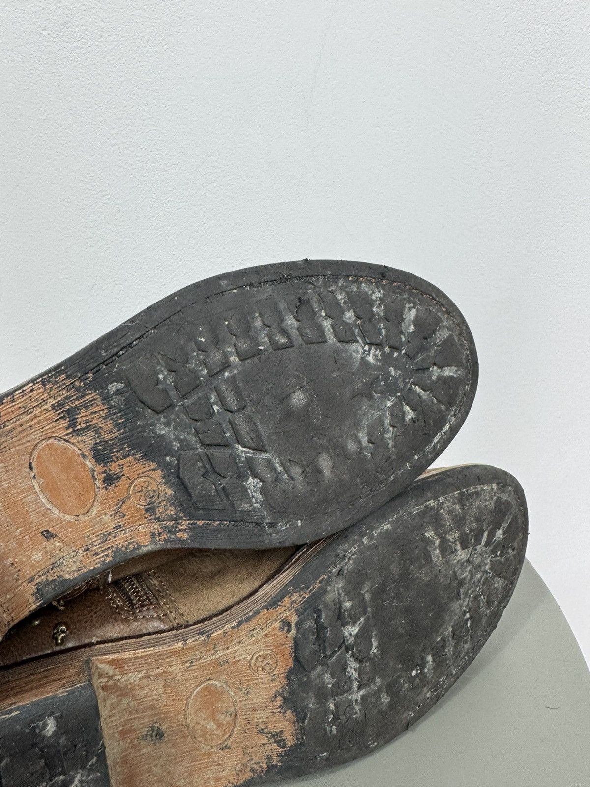 Other Vintage Distressed Avant Garde Buckle Ankle Boots Size EU 39 Size US 8 / IT 38 - 11 Thumbnail