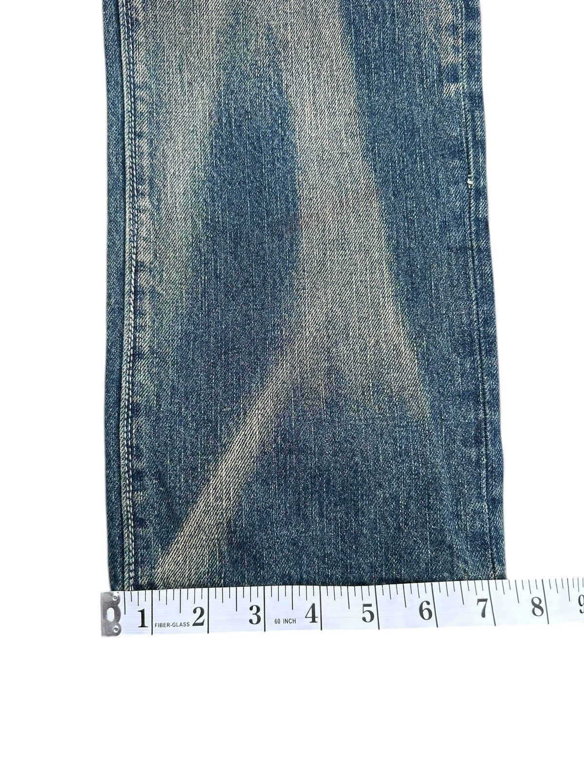 Kapital BONDS AND PEACE BUCKLE BACK JAPANESE DISTRESSED DENIM JEANS Size US 32 / EU 48 - 22 Thumbnail