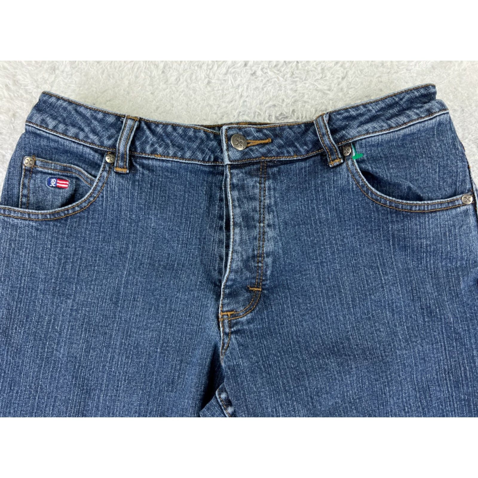 Wrangler VINTAGE Wrangler 20X Jeans Woman Blue Denim Boot Cut 27x30 Cotton Blend Slim Fit 5-Pocket Wrangler 20X Women Jeans Blue Denim Bootcut 27x30 Mens? Size 28" / US 6 / IT 42 - 4 Thumbnail