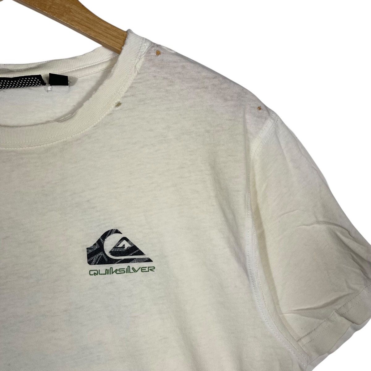 Quiksilver Quiksilver Double Sided Logo Tee White Surf Skate Streetwear Size US L / EU 52-54 / 3 - 5 Thumbnail
